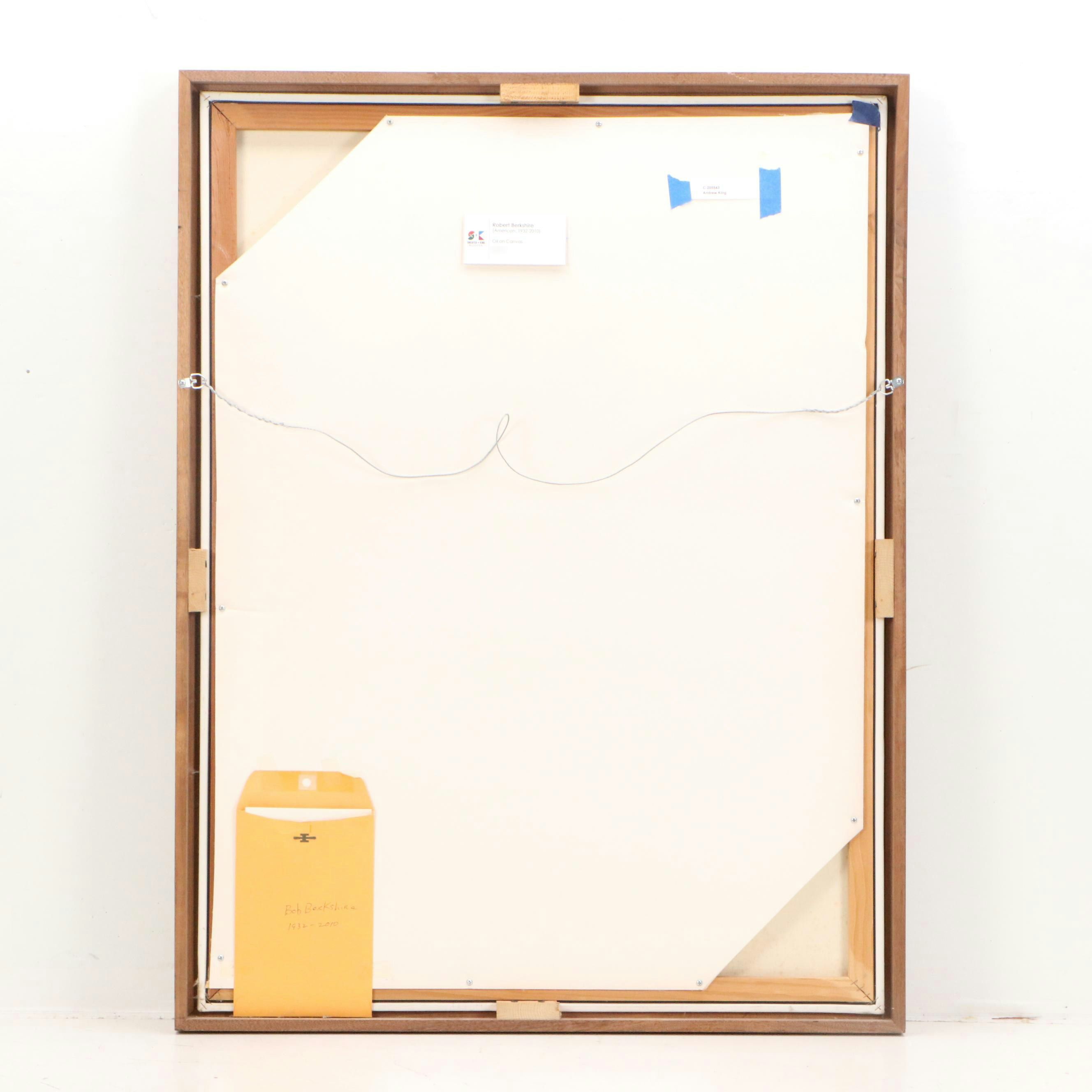 Robert Berkshire Abstract Expressionist Oil Painting