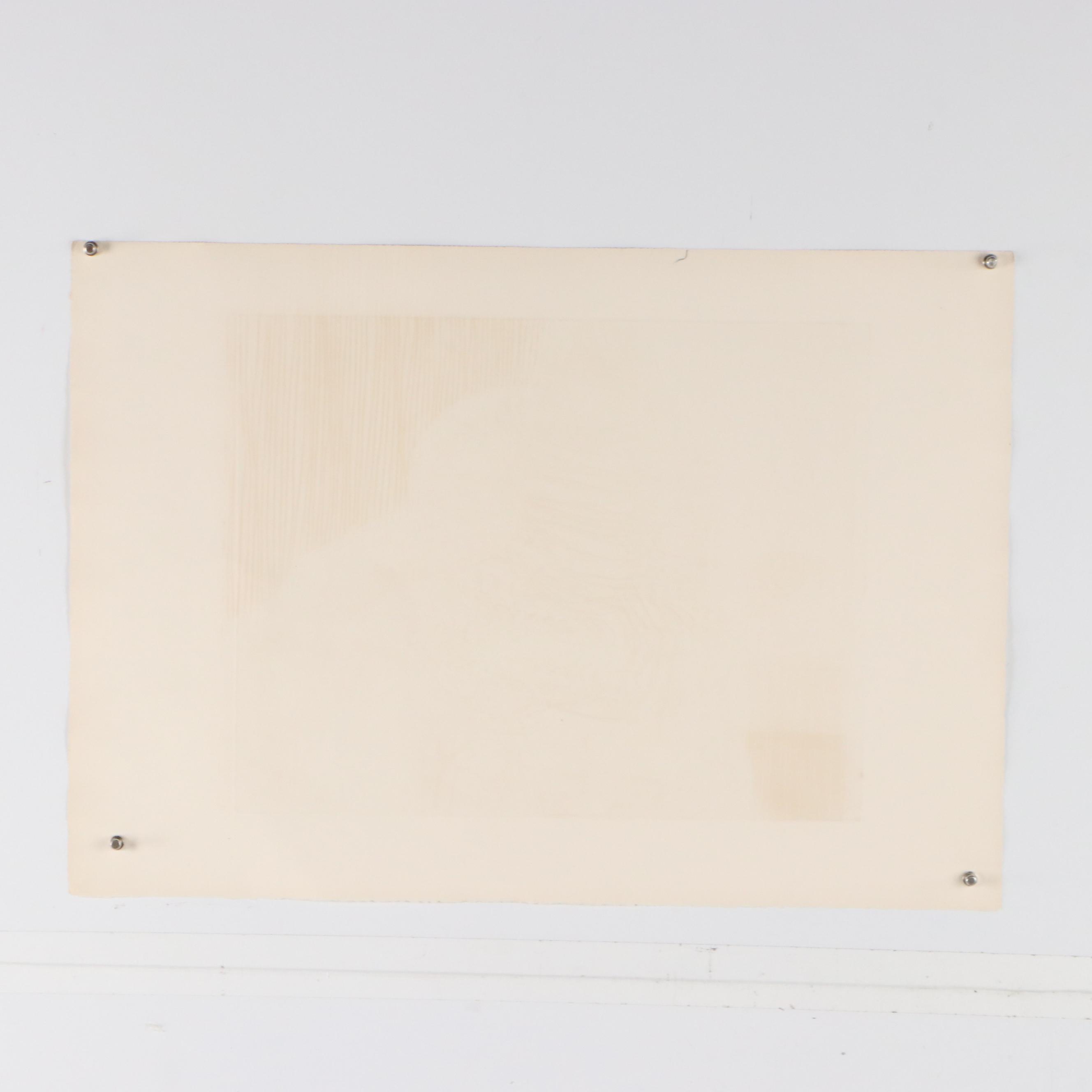 Walter Sorge Color Etching with Aquatint "Seated Figure," 20th Century