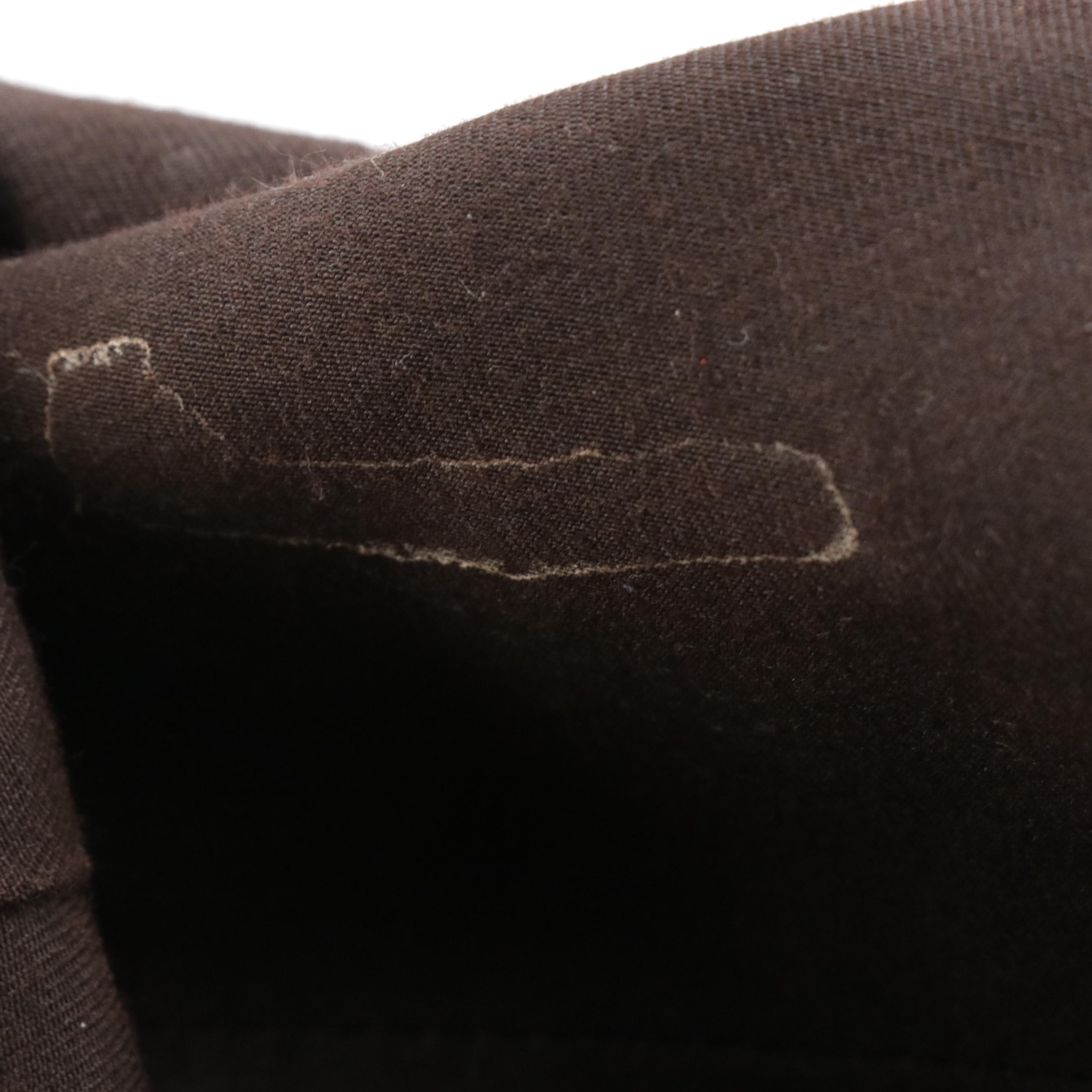 Gucci Zip Tote in GG Supreme Canvas and Brown Leather