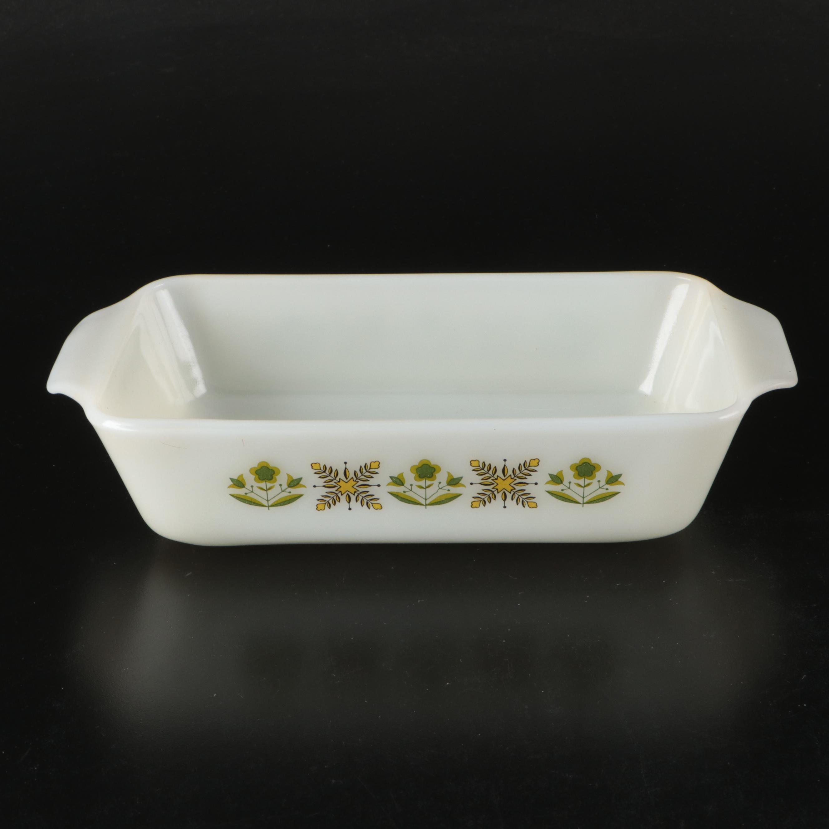 Anchor Hocking "Fire-King" Glass Bakeware and CorningWare "French White" Dishes