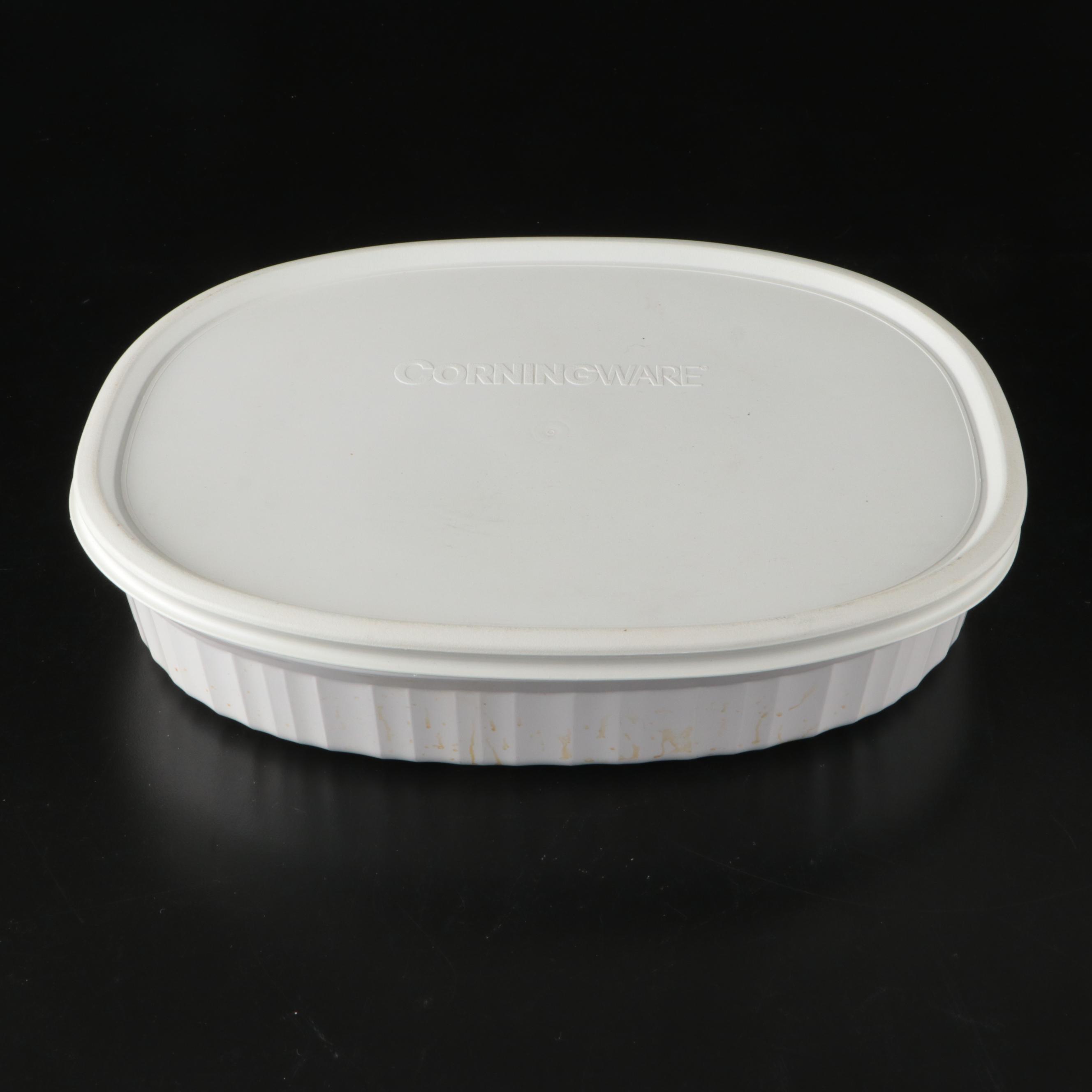 Anchor Hocking "Fire-King" Glass Bakeware and CorningWare "French White" Dishes