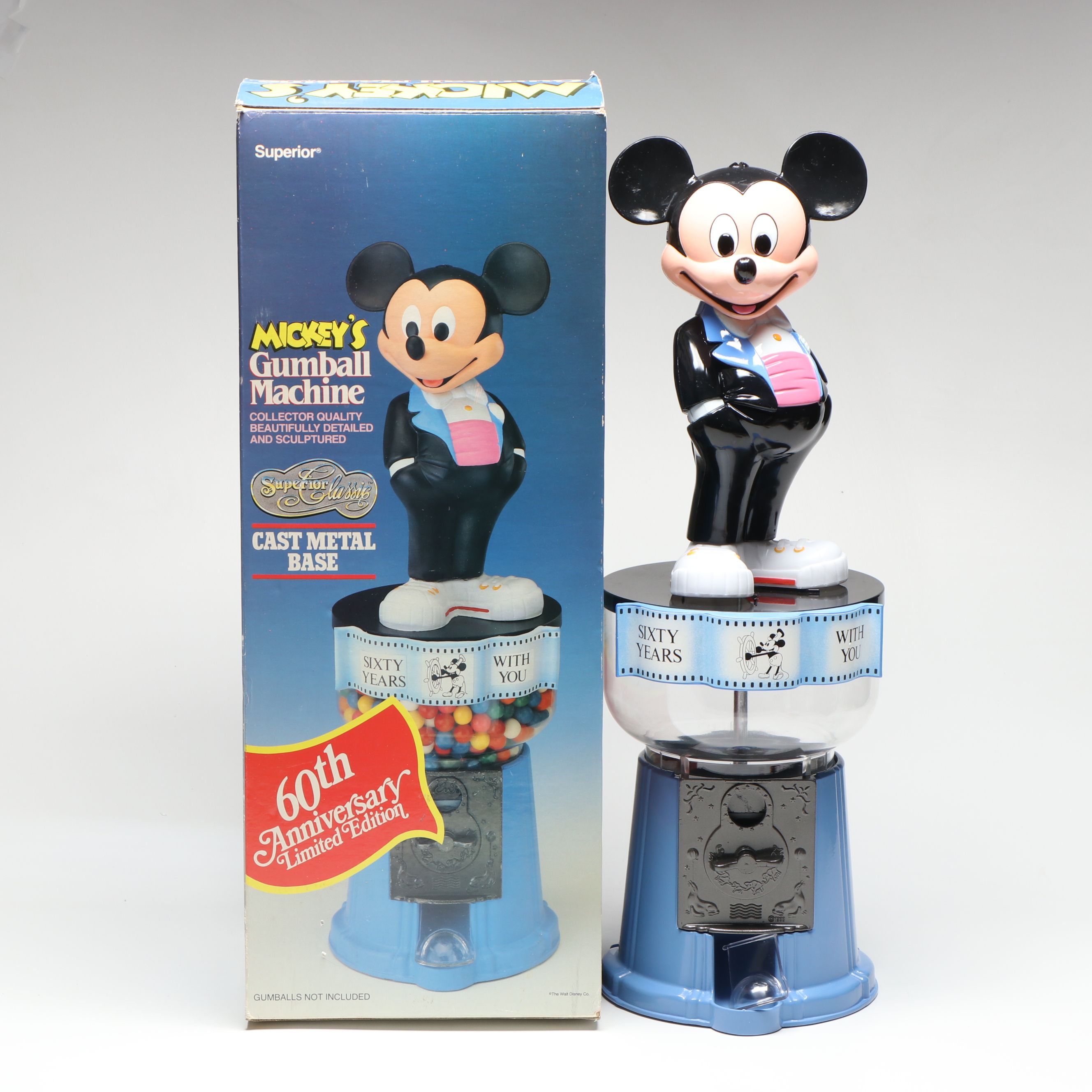 Mickey's 60th Anniversary Vintage Gumball Machine