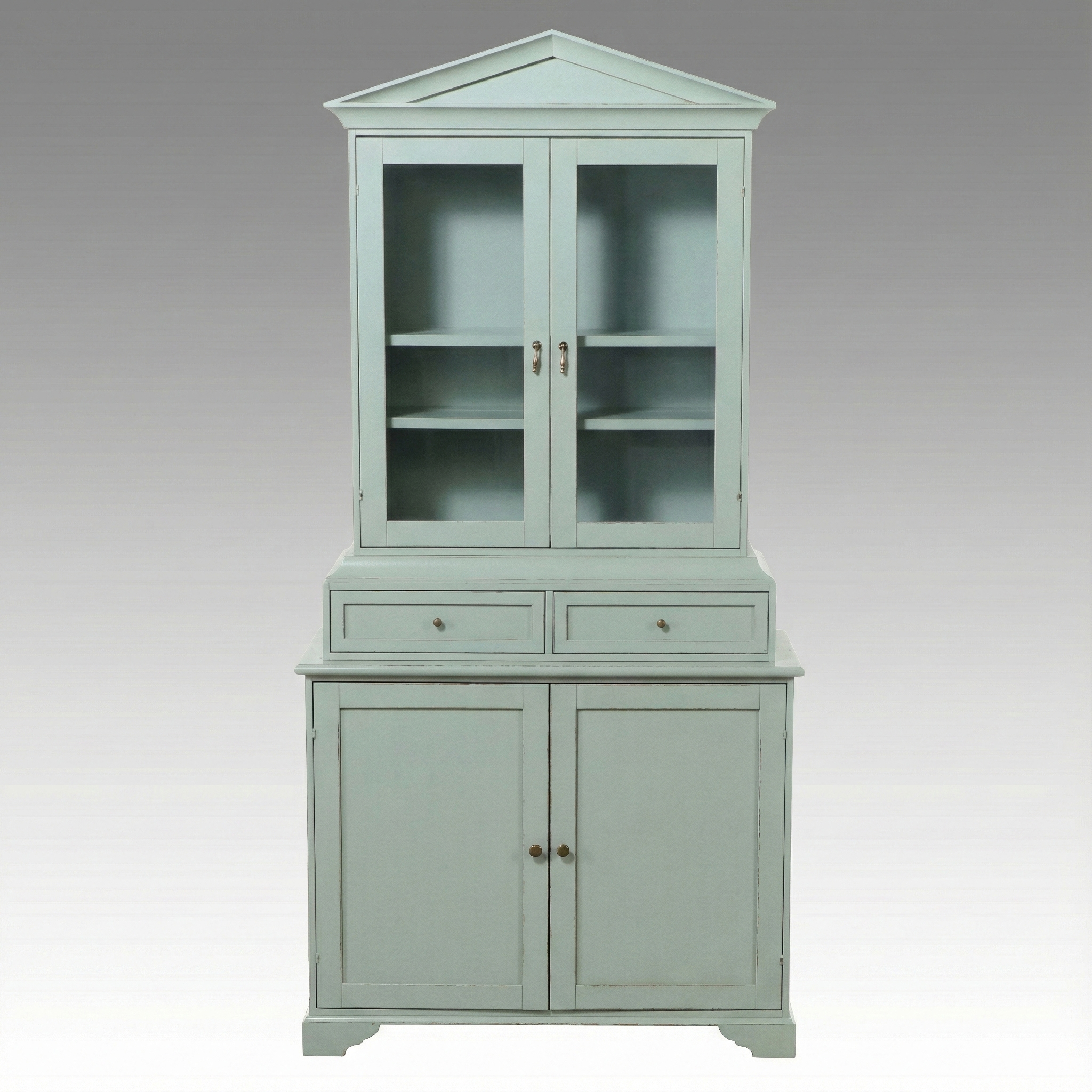 Ballard Designs Italian Regency Style "Grazia" Painted Wood Hutch