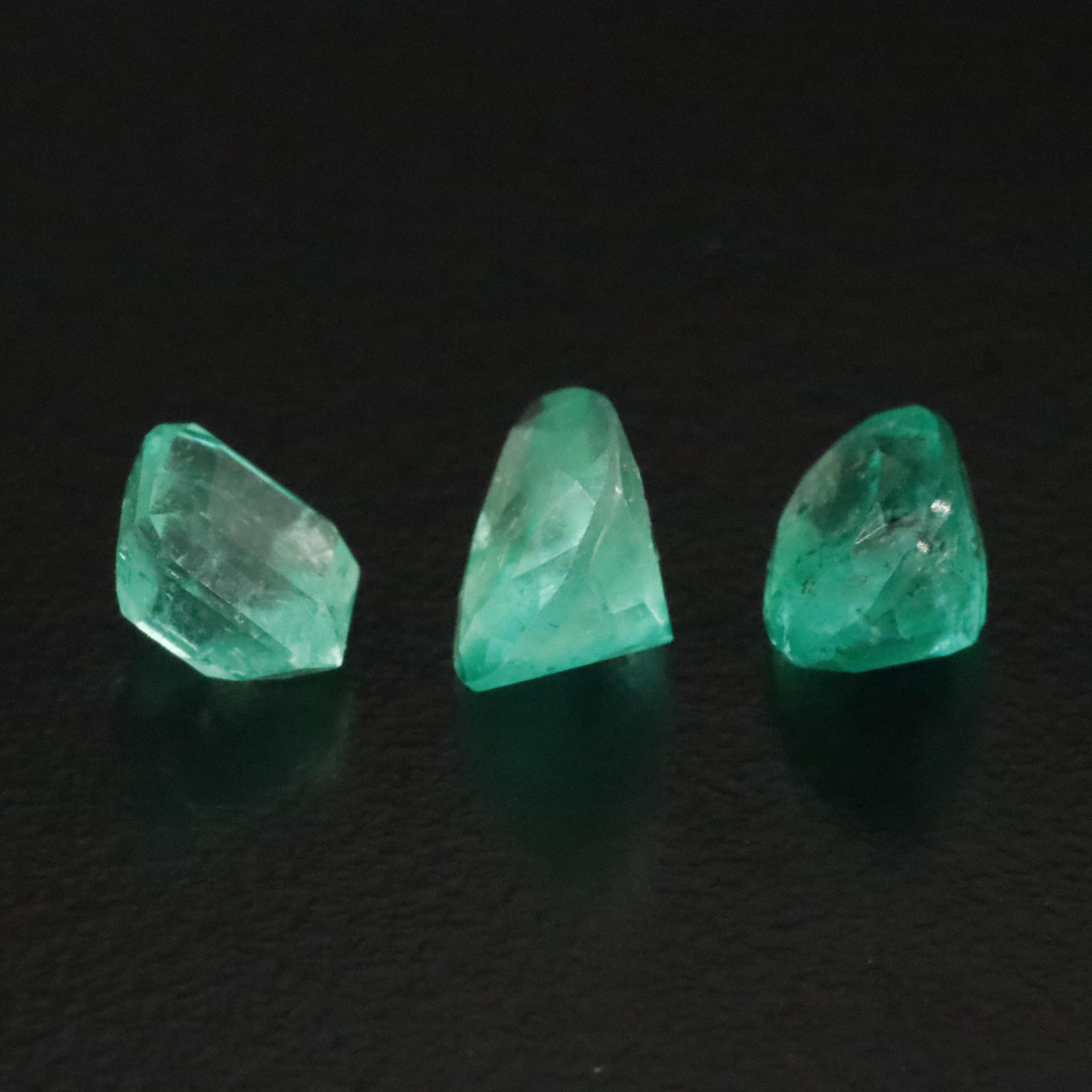 Loose 3.77 CTW Emeralds
