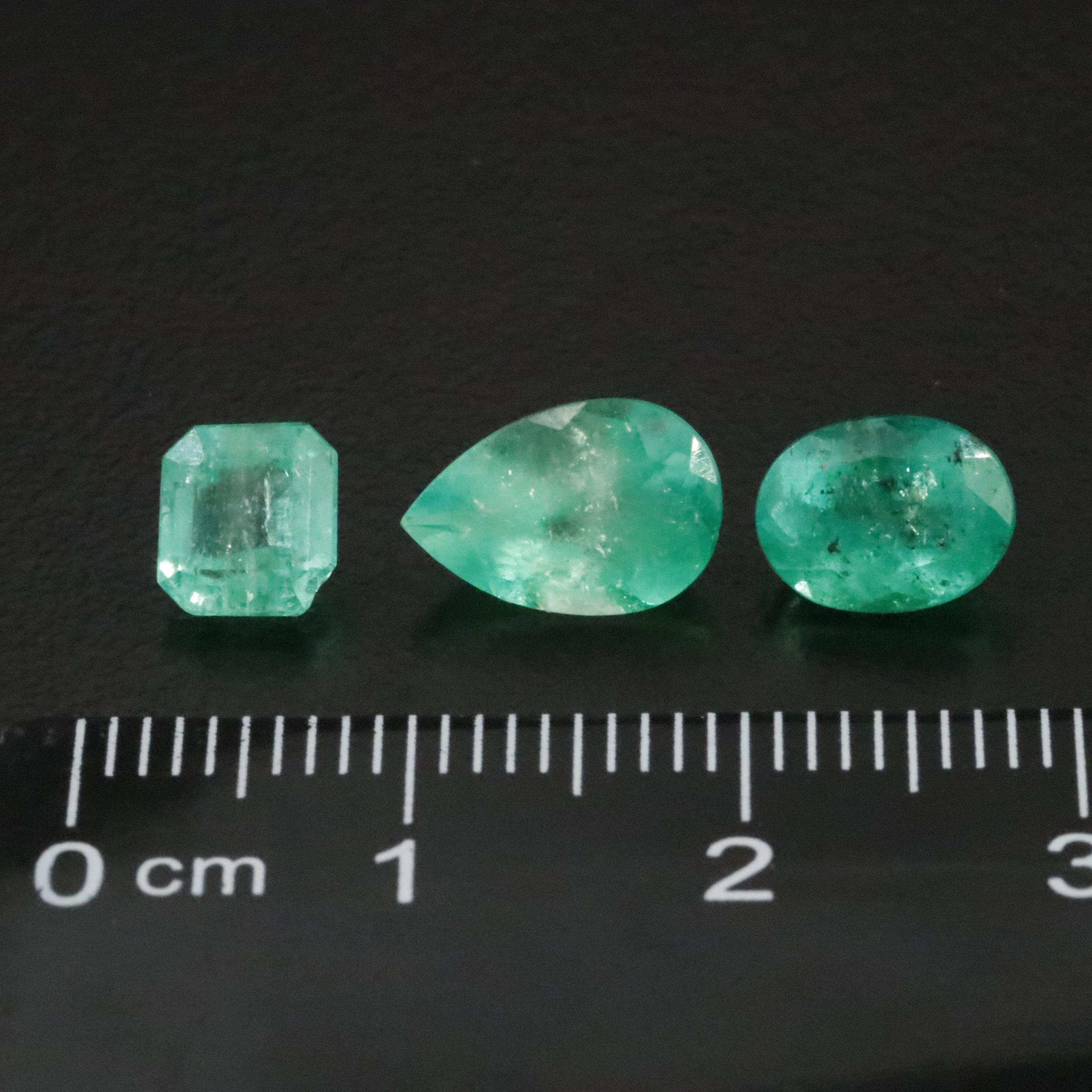 Loose 3.77 CTW Emeralds