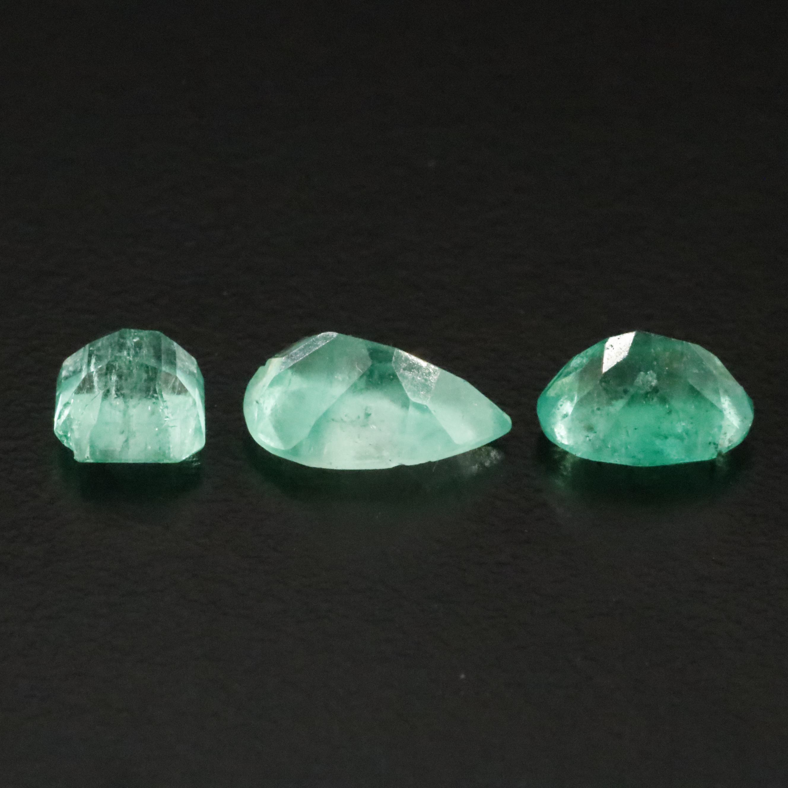 Loose 3.77 CTW Emeralds