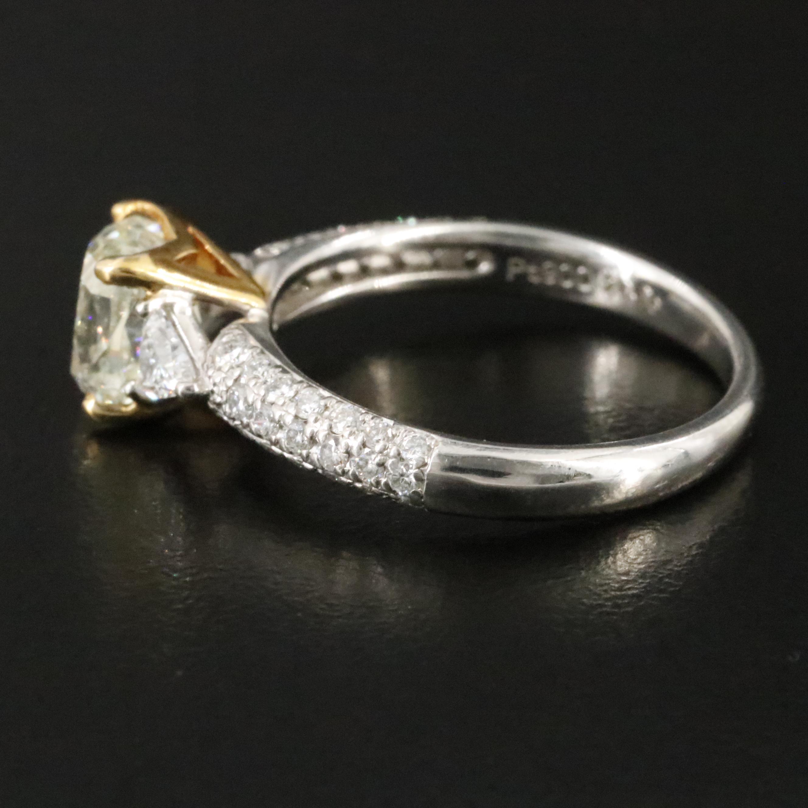 Platinum 2.89 CTW Diamond Ring