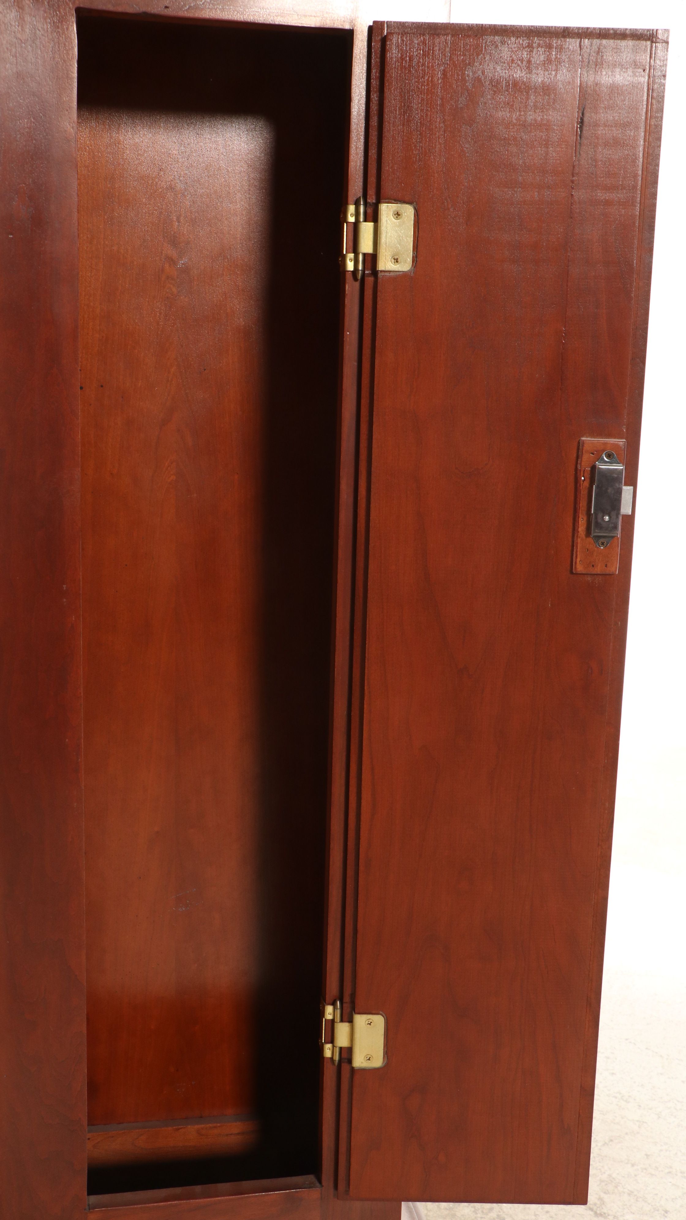 Federal Style Walnut Finish Longcase Clock, 21st Century