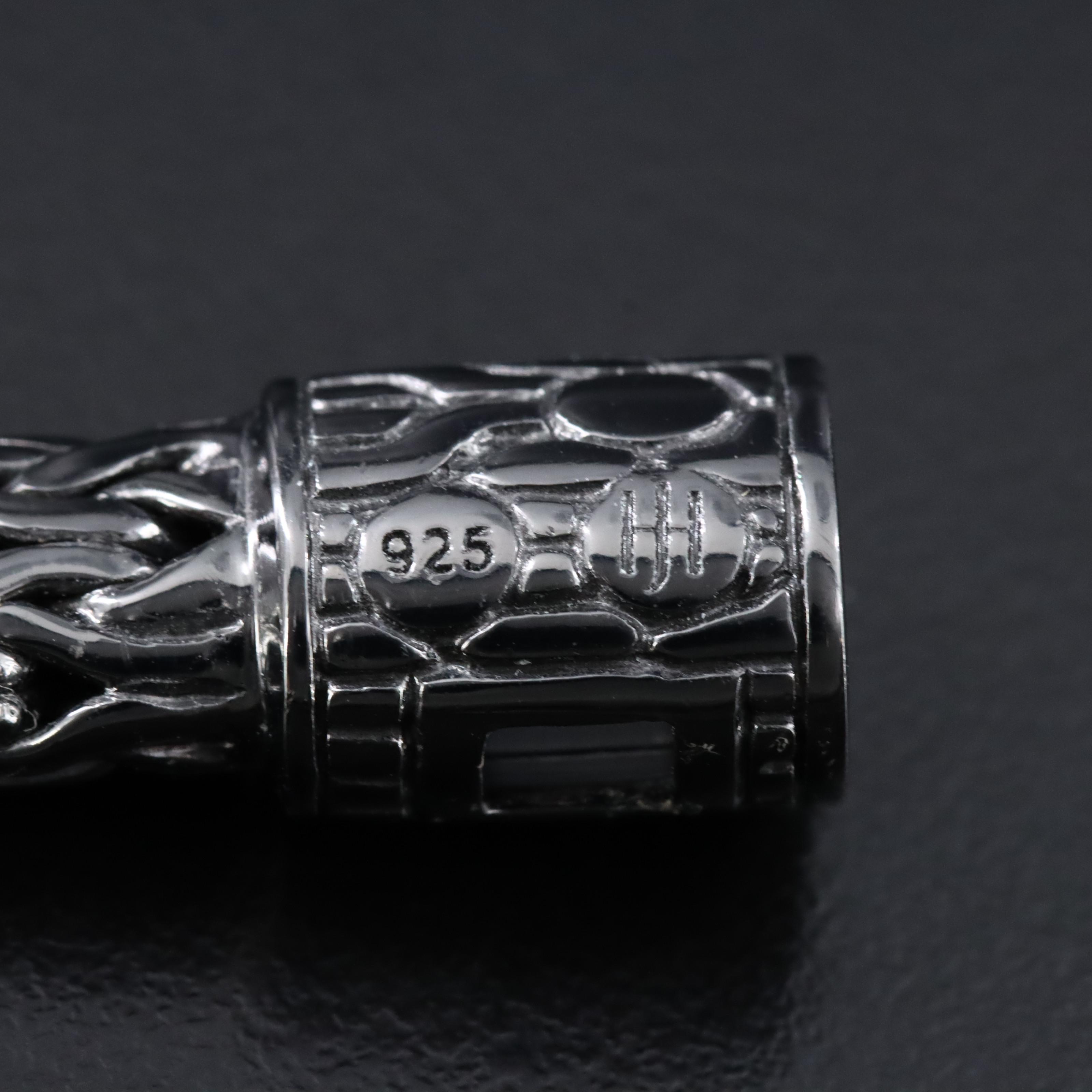 John Hardy Classic Chain Darkened Sterling Bracelet