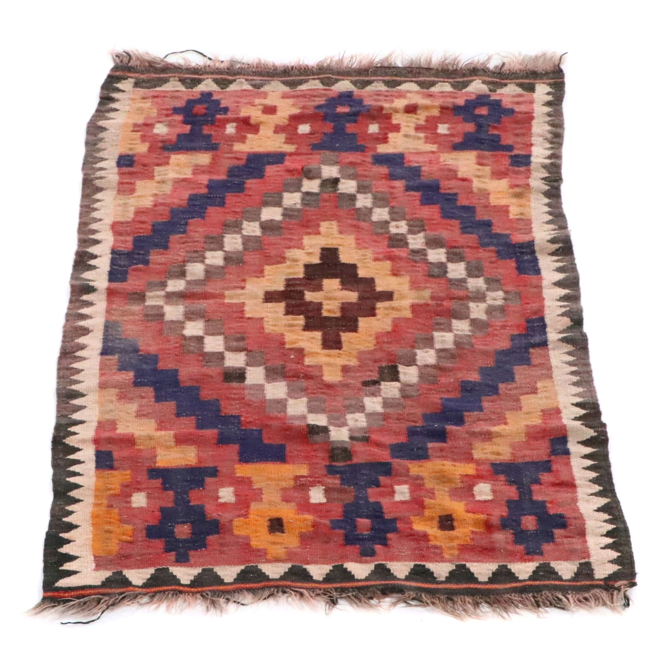 3'1 x 5'5 Handwoven Persian Kilim Area Rug