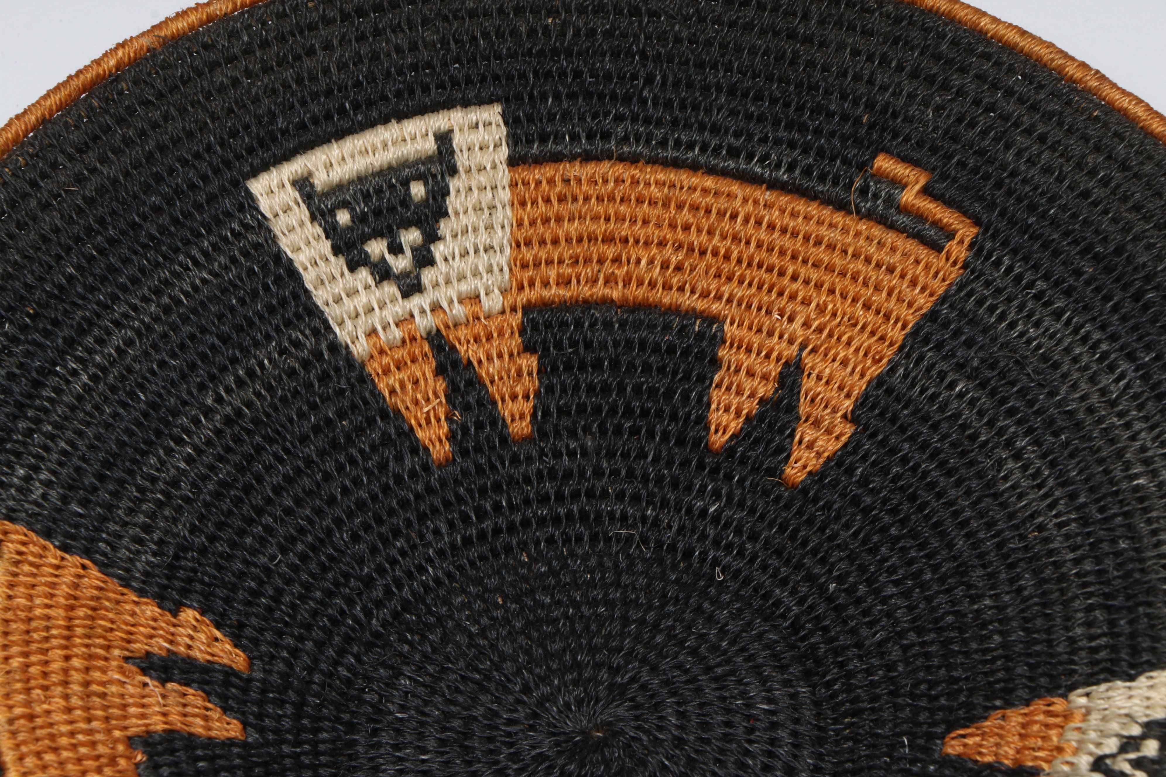 African Eswatini Woven Sisal Fiber Basketry Bowls Depicting Birds and Animals