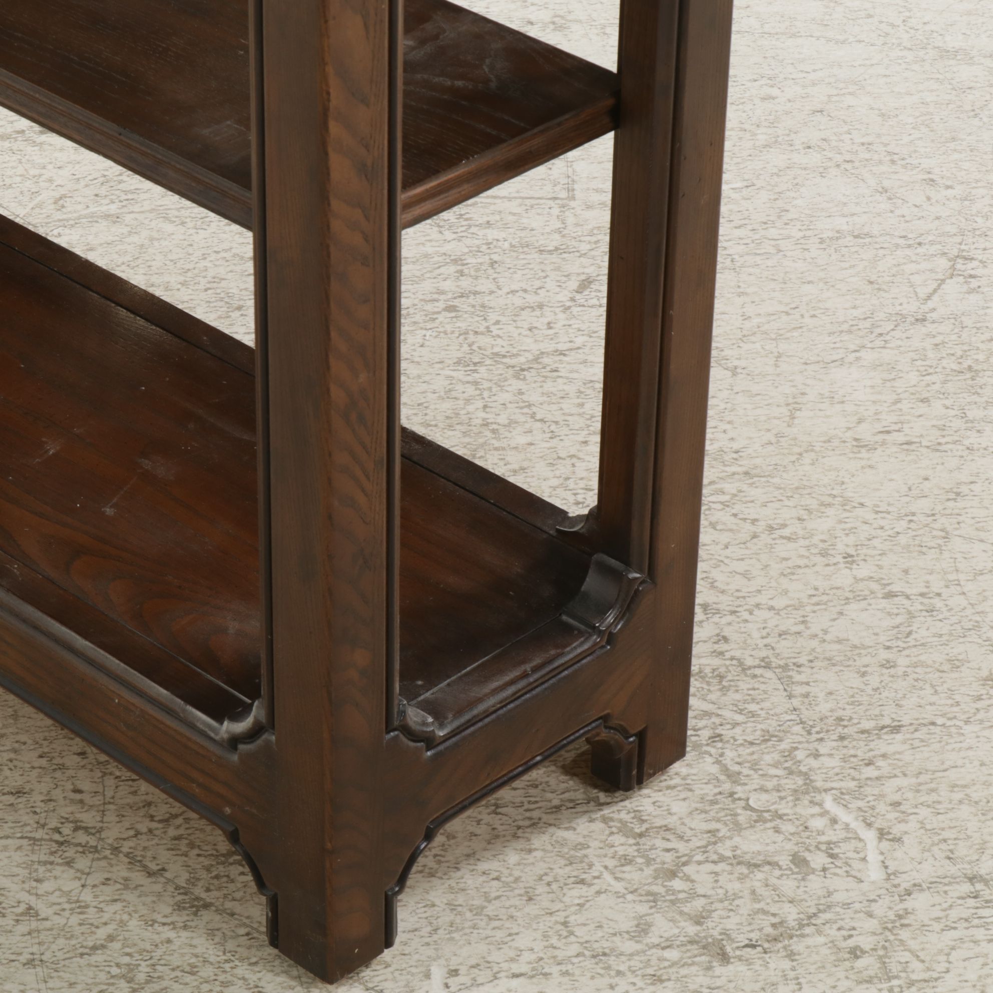 Henredon Oak Adjustable Bookcase, Late 20th Century