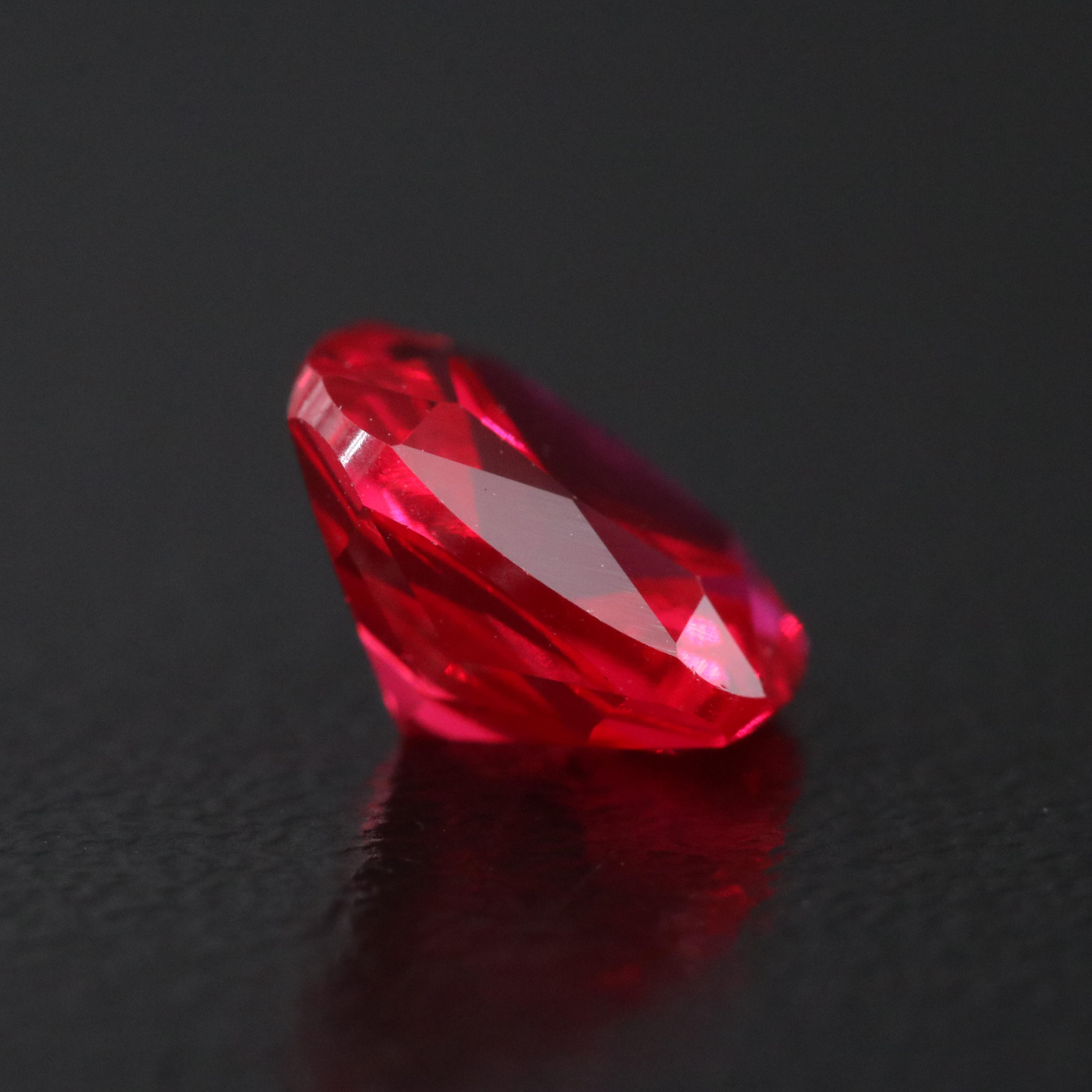 Loose 2.48 CT Lab Grown Ruby