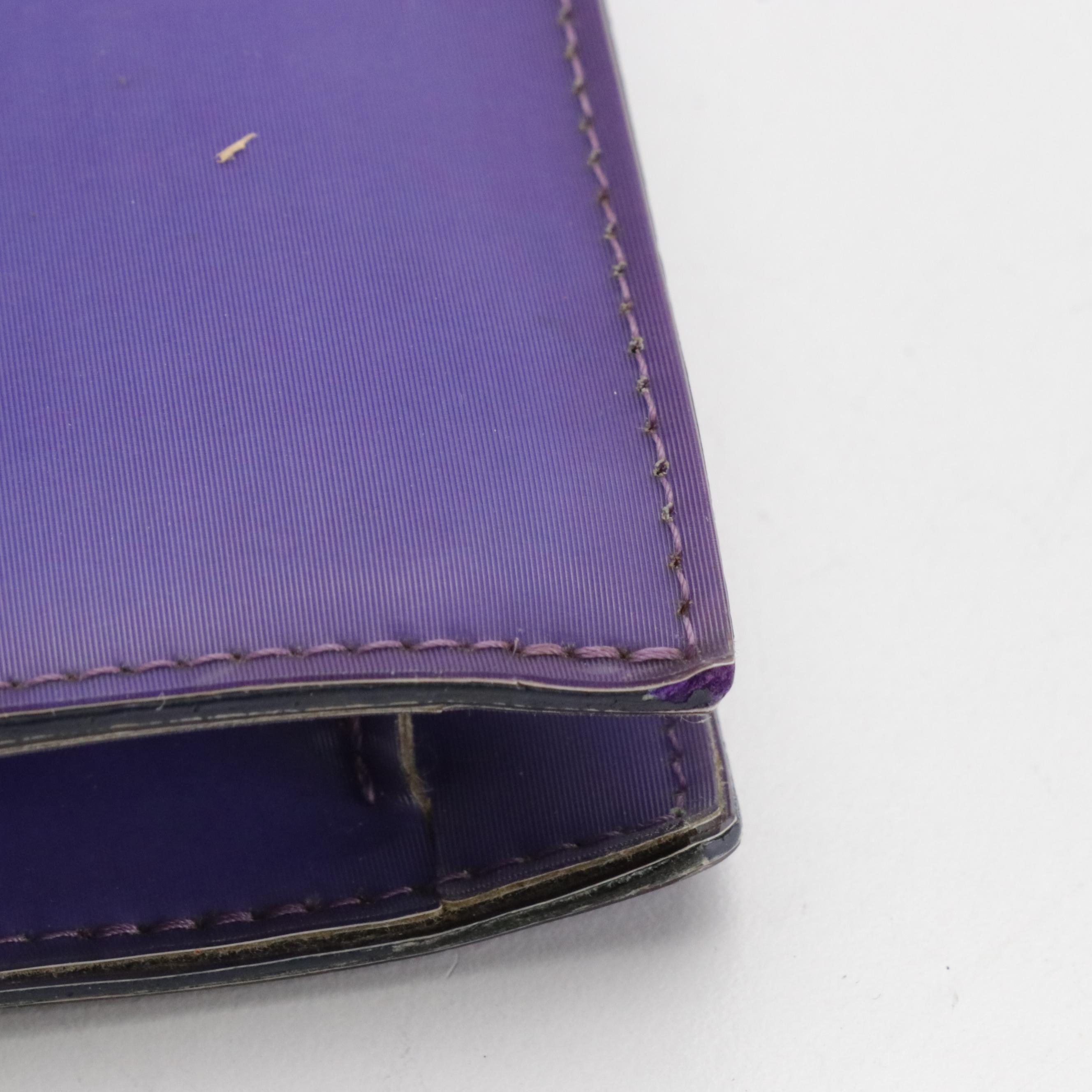 Chanel CC Hologram Small Chain Tote in Purple Vinyl