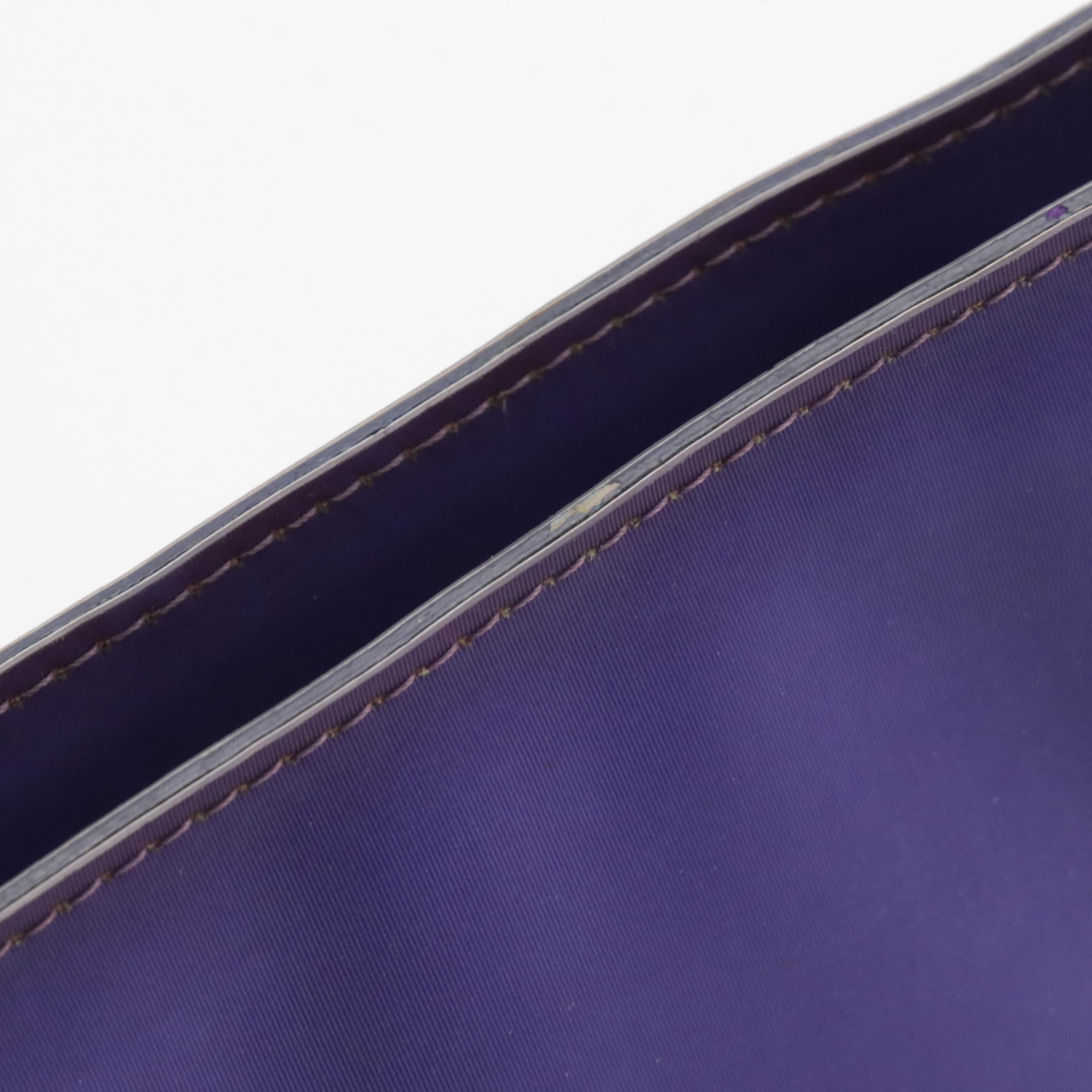 Chanel CC Hologram Small Chain Tote in Purple Vinyl