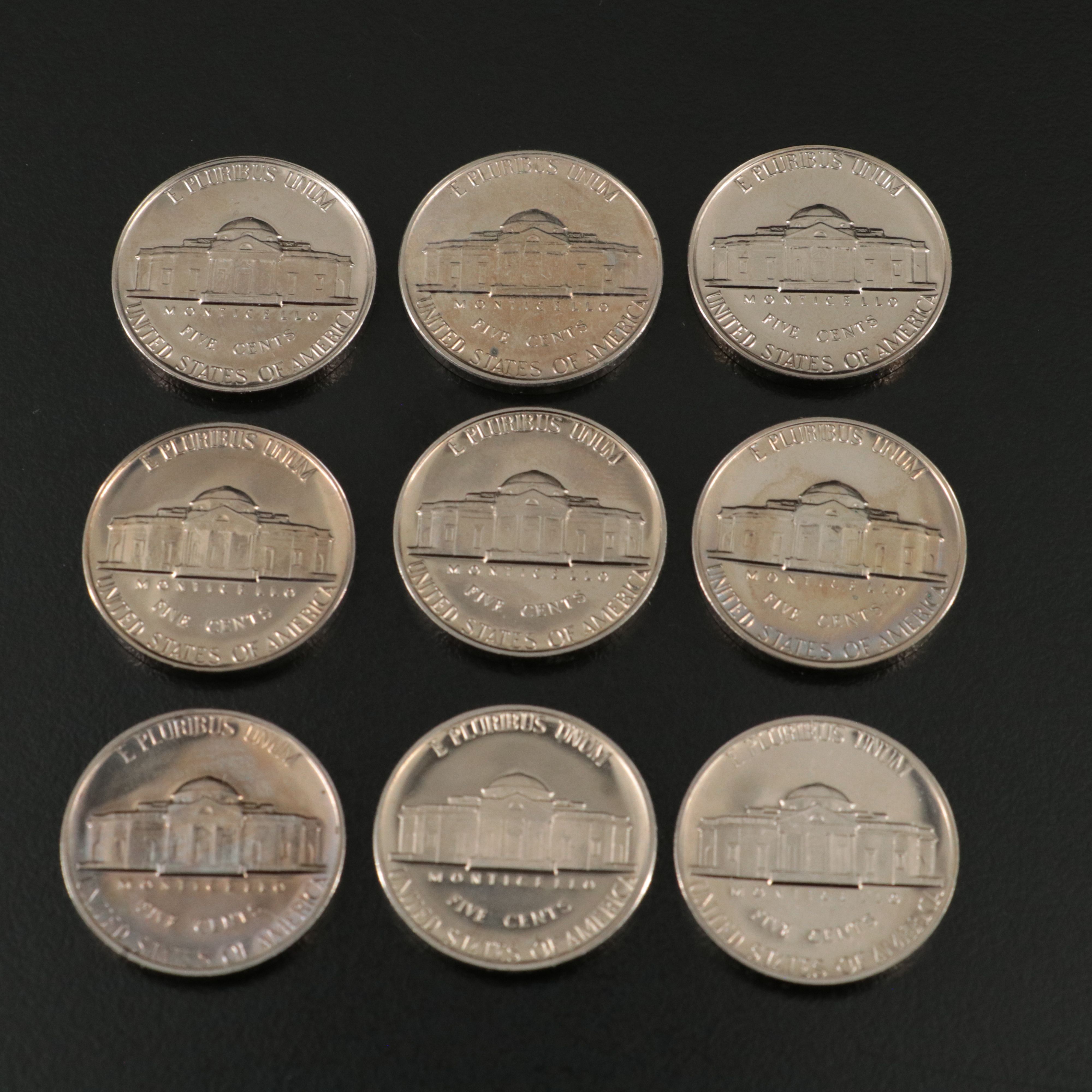 Thirty-Seven Different Proof Jefferson Nickels 1960-2003-S