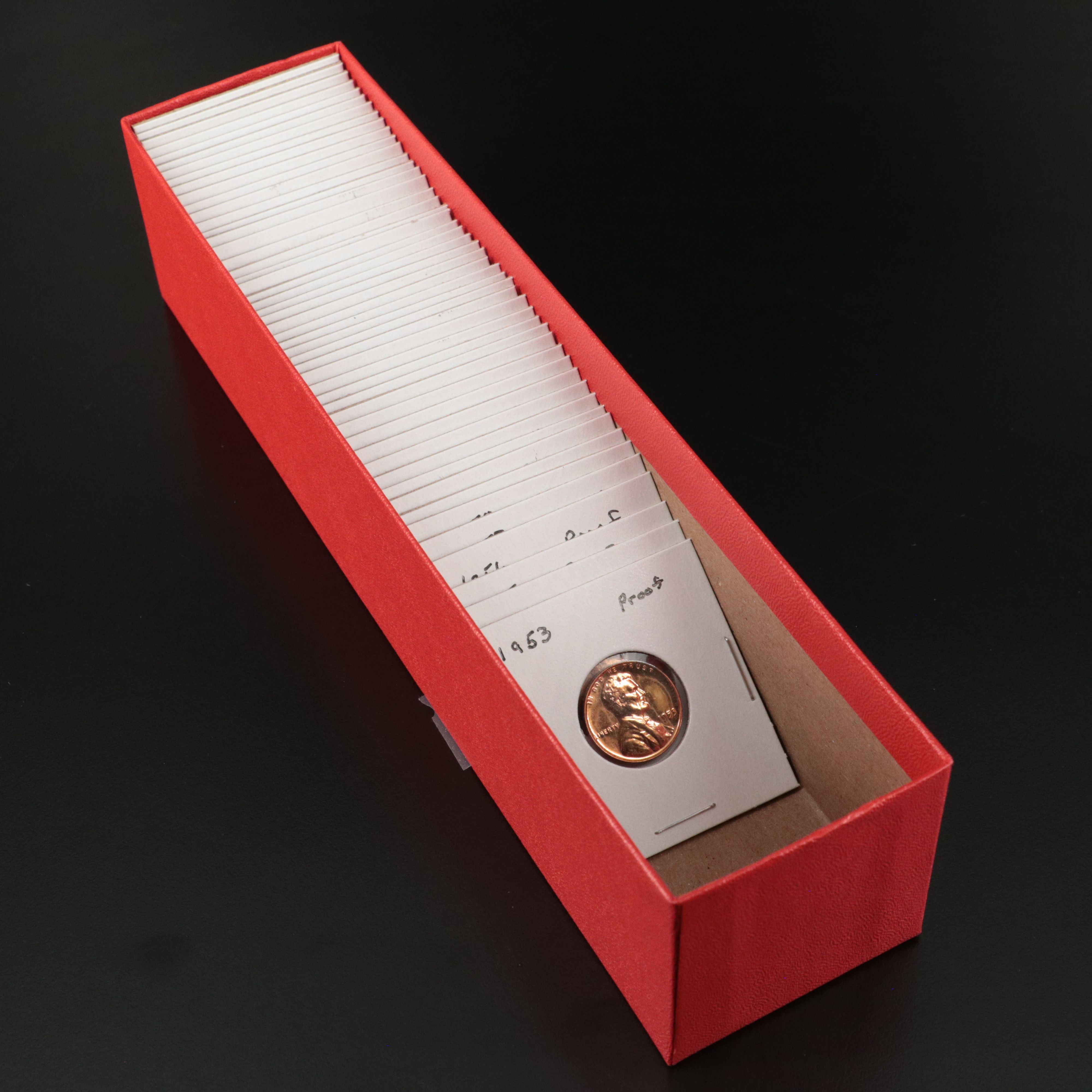 Forty-Nine Different Proof Lincoln Cents