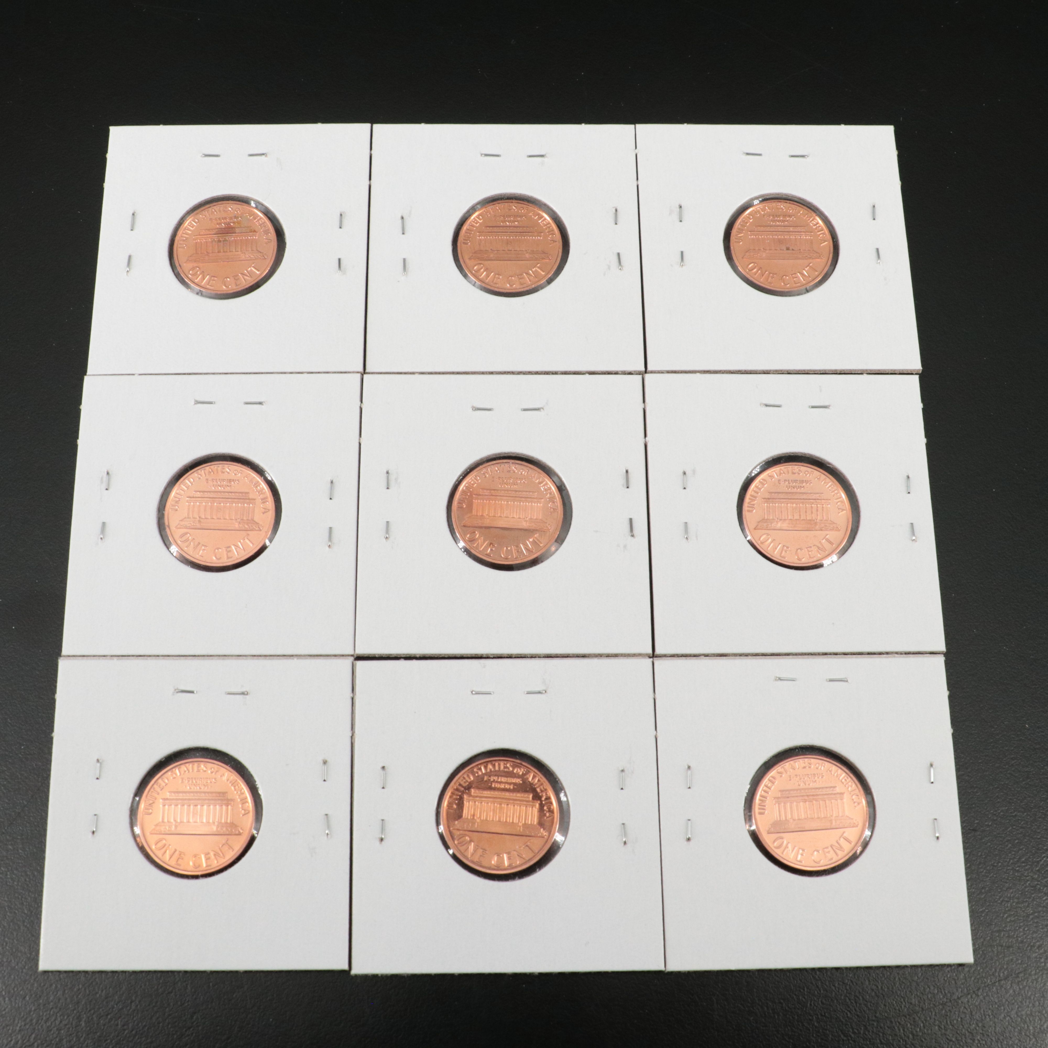 Forty-Nine Different Proof Lincoln Cents