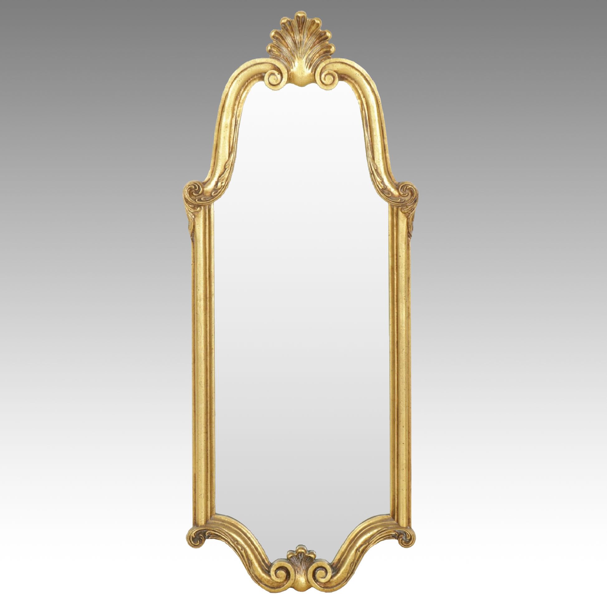 Louis XV Style Gold-Toned Wall Mirror