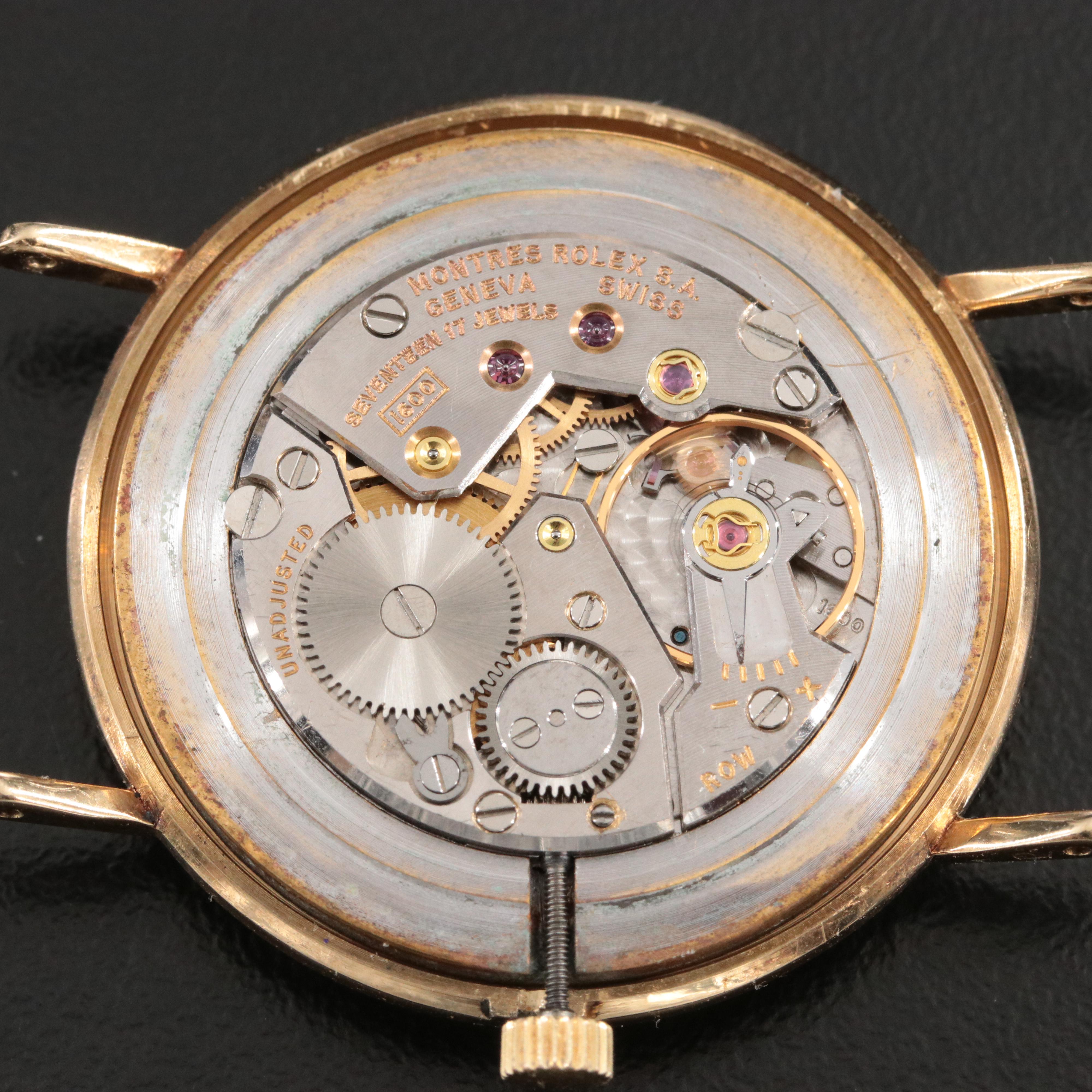 Vintage 14K Rolex Cellini Manual Wind Watch