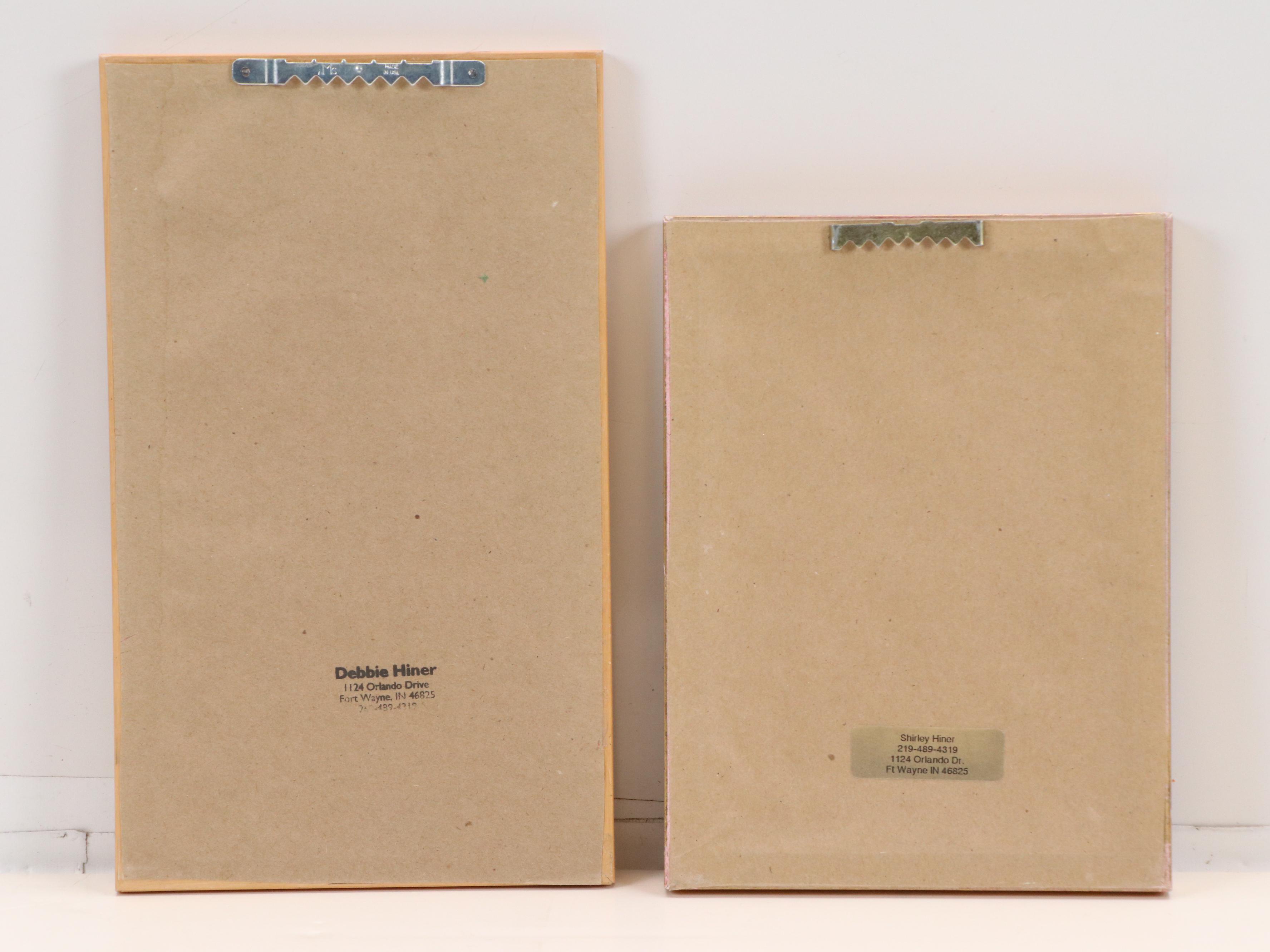 Shirley Hiner and Debbie Hiner Hand-Colored Etchings of Beach Subjects