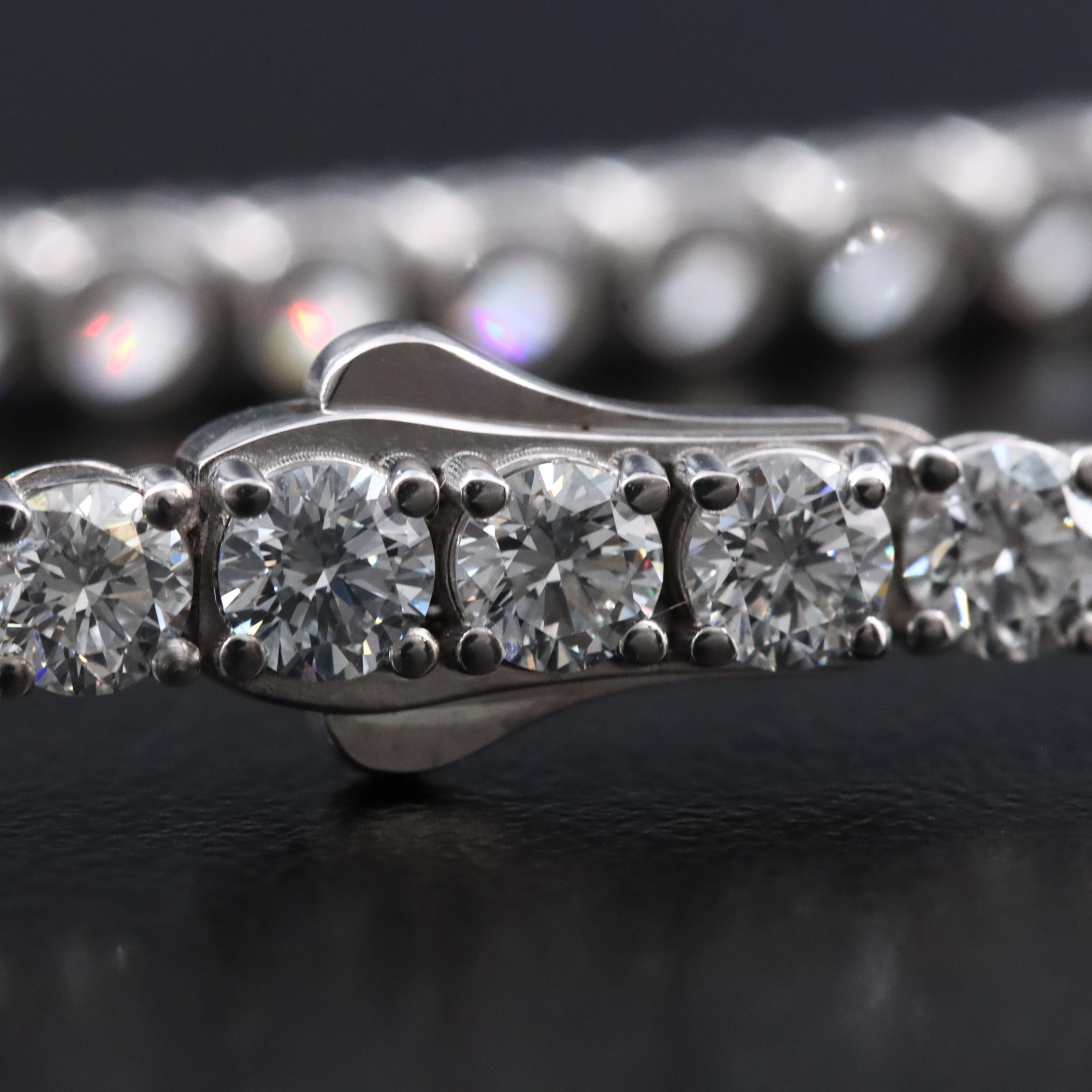 14K 8.06 CTW Lab Grown Diamond Line Bracelet