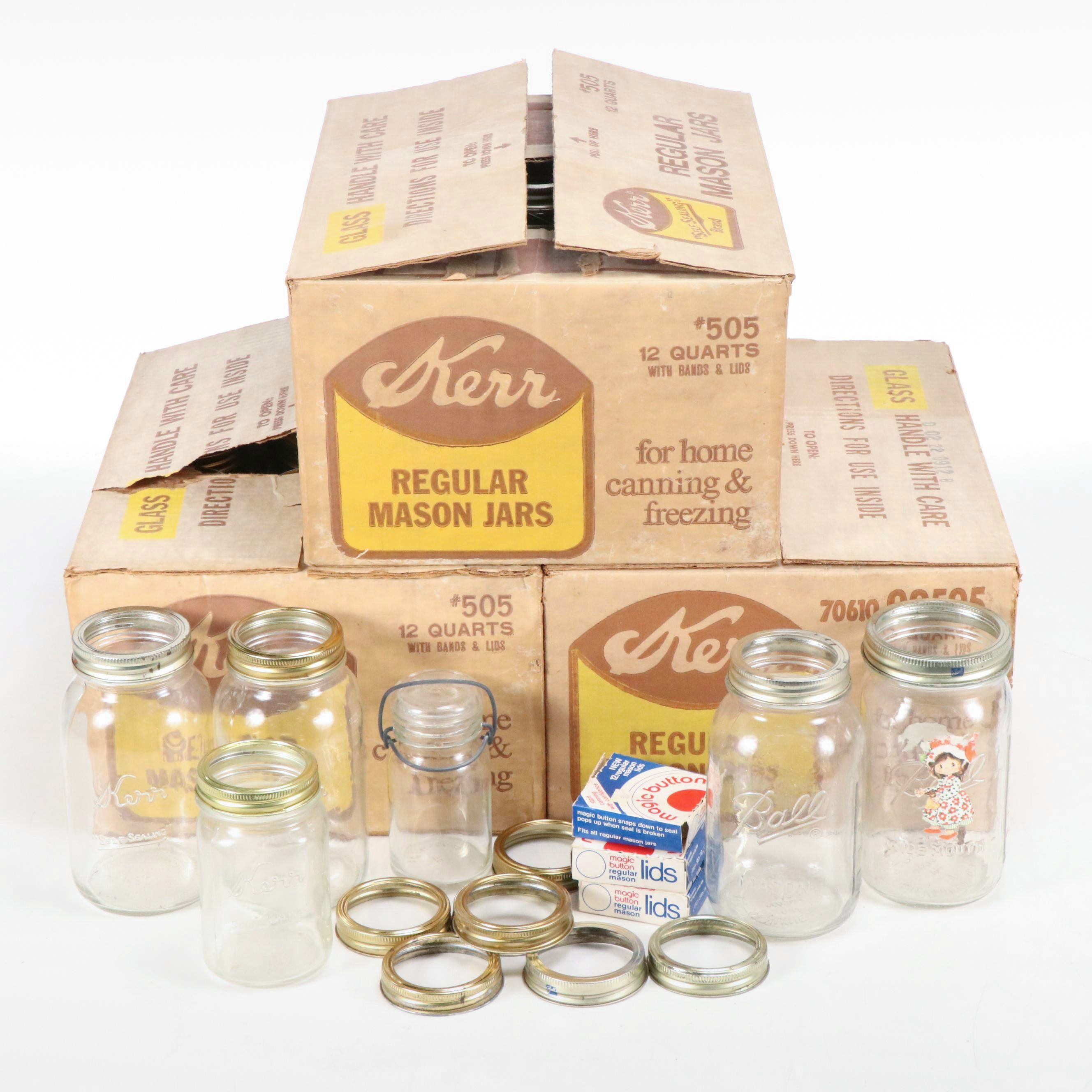 Kerr Glass Mason Jars