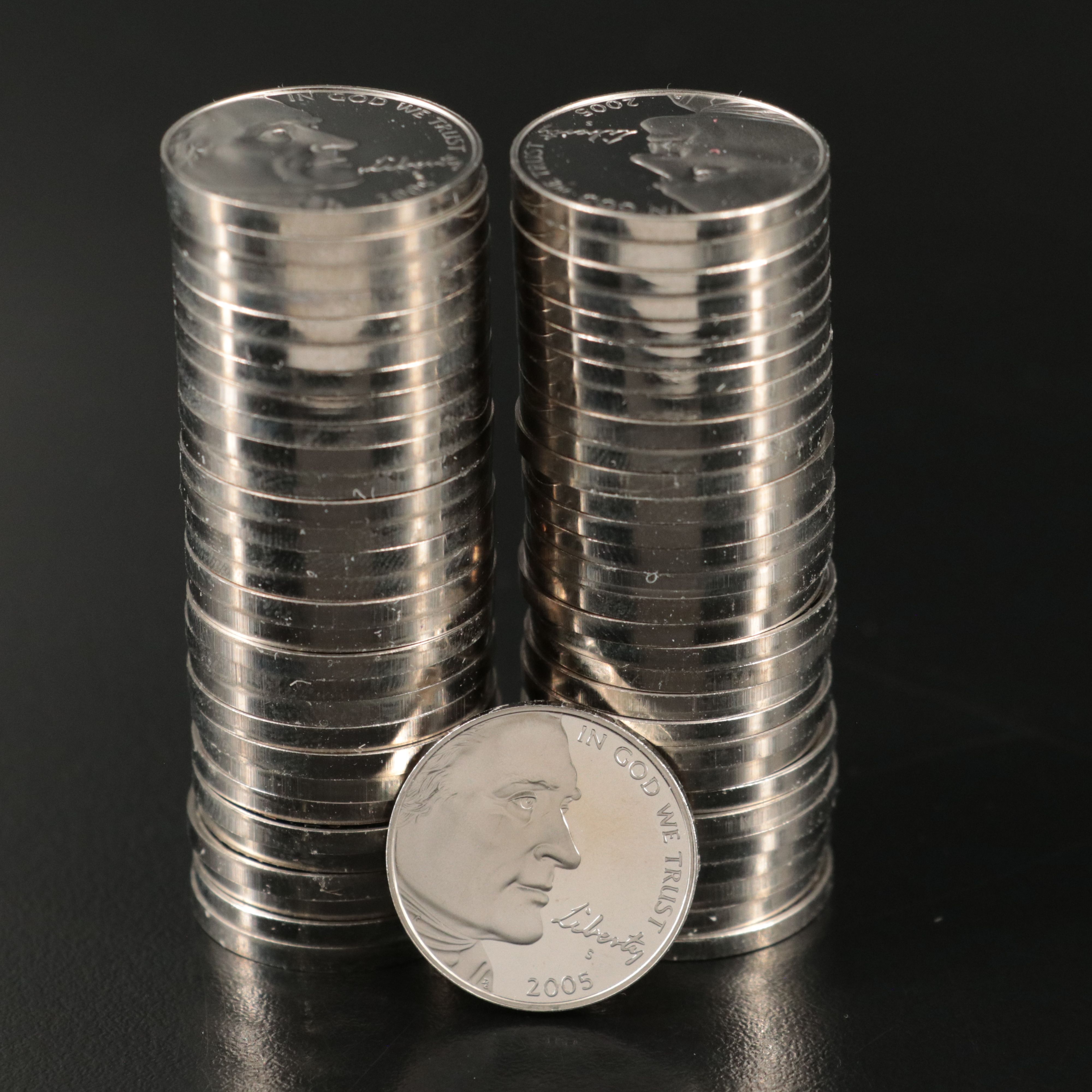 Sixty-One 2005-S Westward journey Proof Nickels