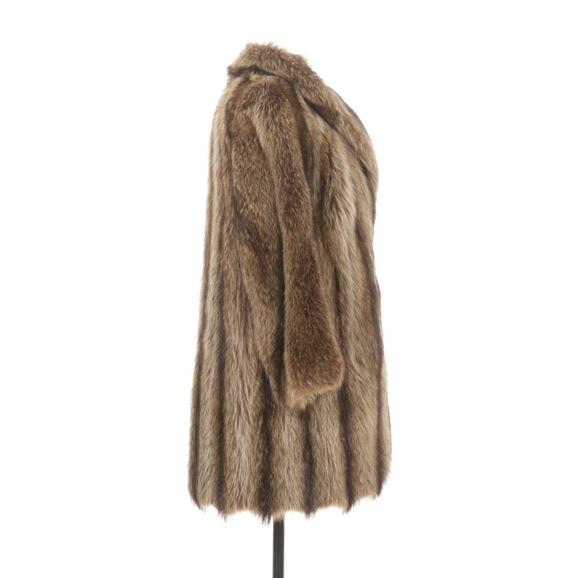 Raccoon Fur Stroller by Kaufmann's, Mid-20th C.