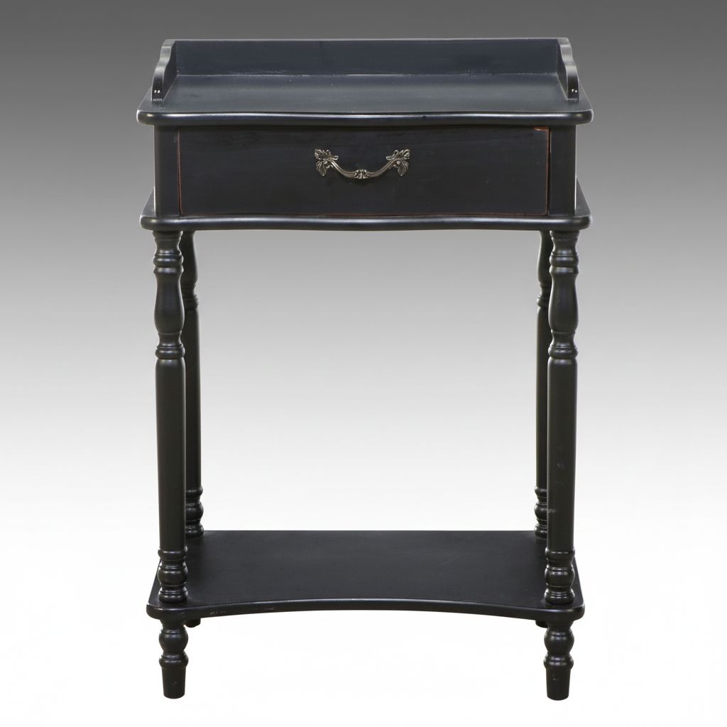 Three Hands Corp. Lacquered Nightstand