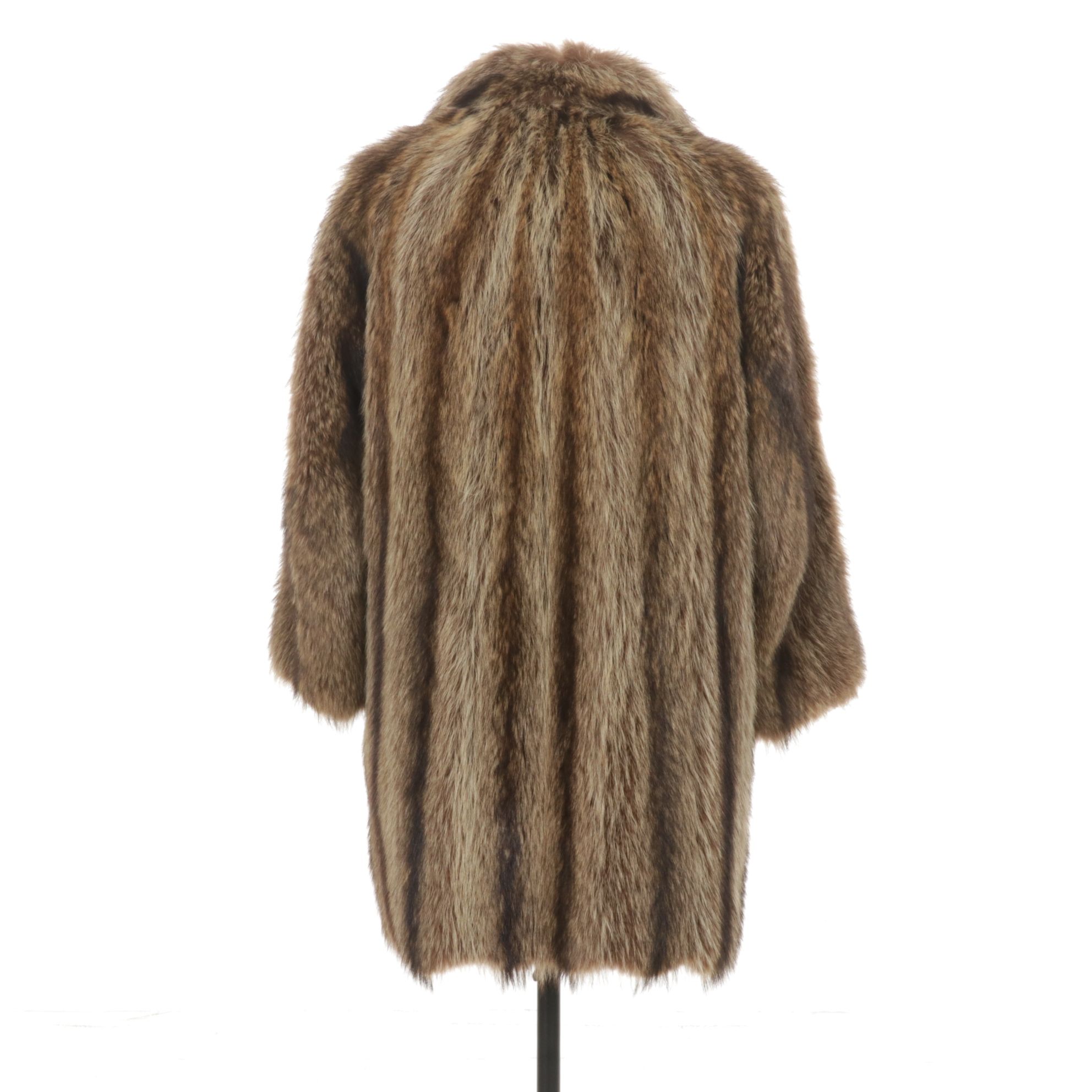 Raccoon Fur Stroller by Kaufmann's, Mid-20th C.