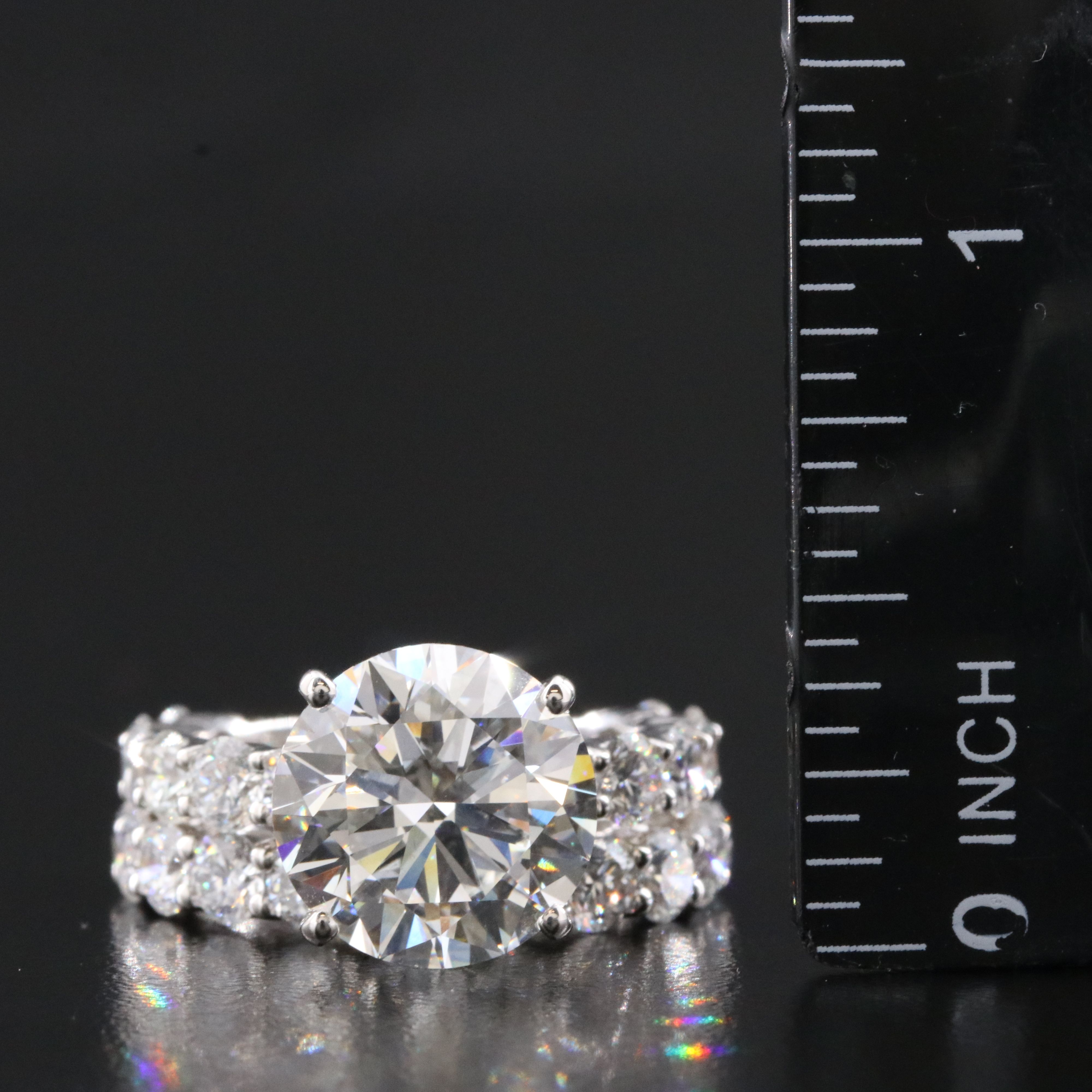 14K 10.62 CTW Lab Grown Diamond Ring Set with IGI Report