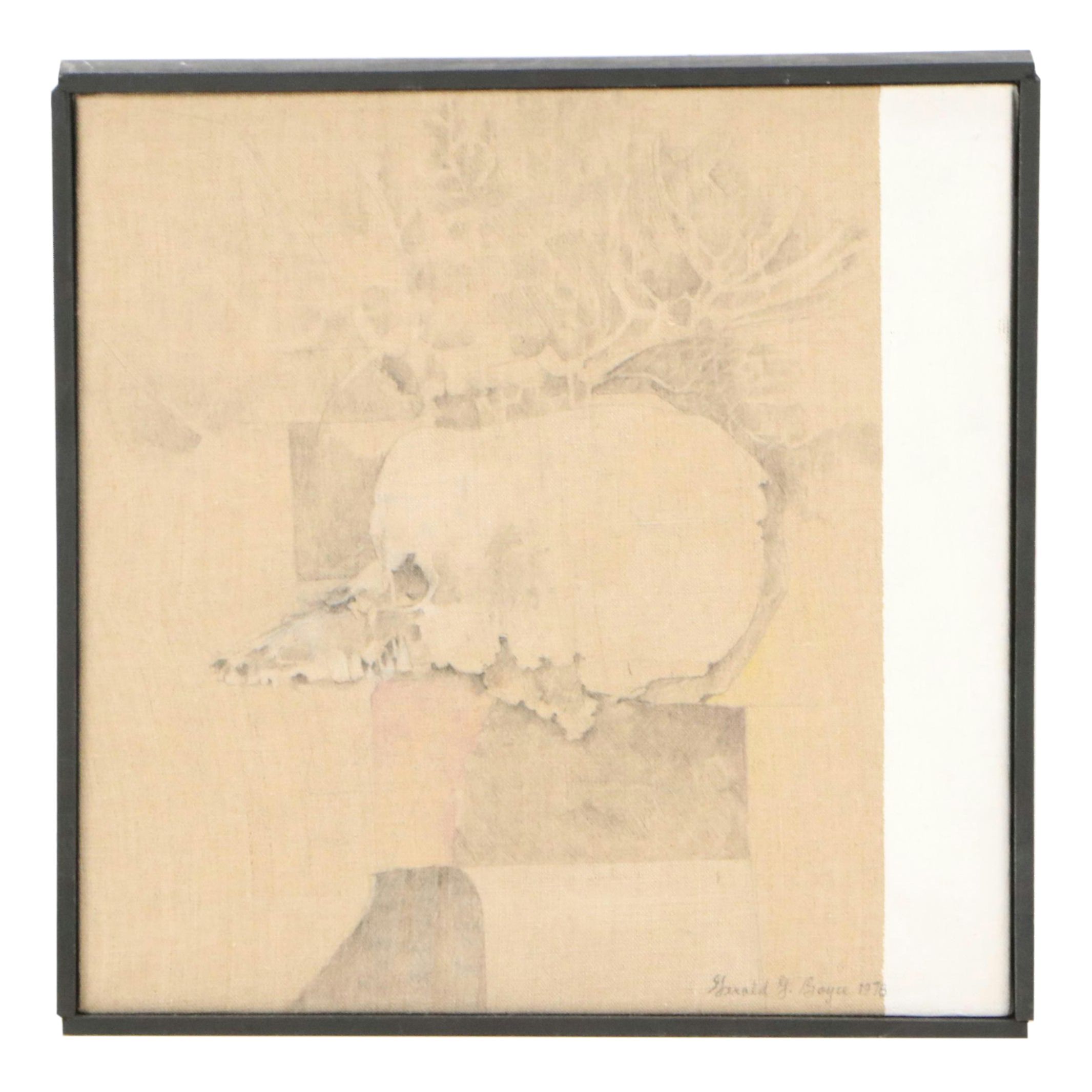 Gerald G. Boyce Mixed Media Composition, 1978