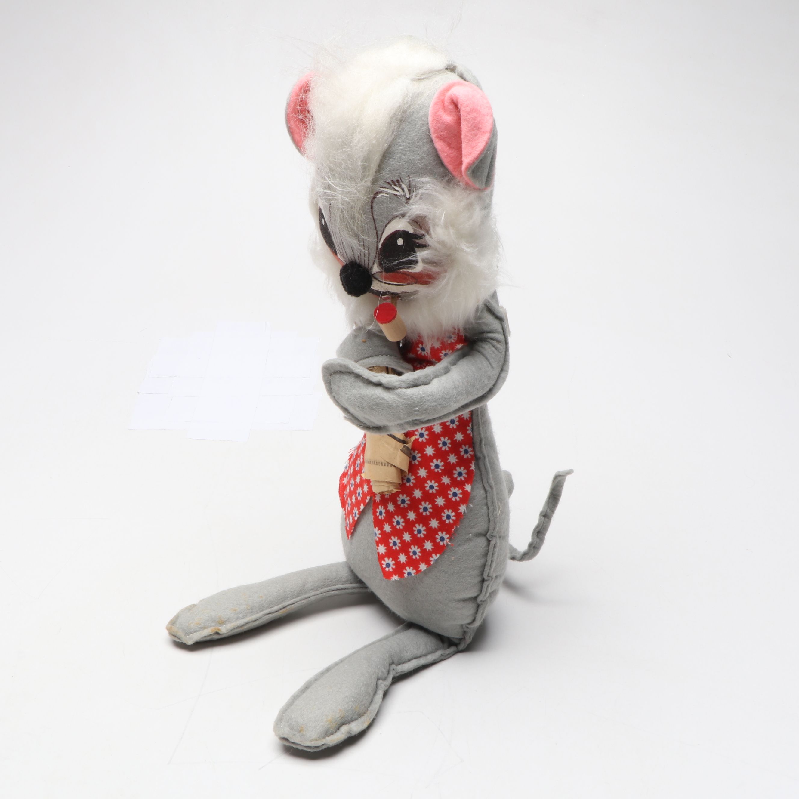 Annalee Reindeer, Mice, Santa, and More Felt Christmas Figurines