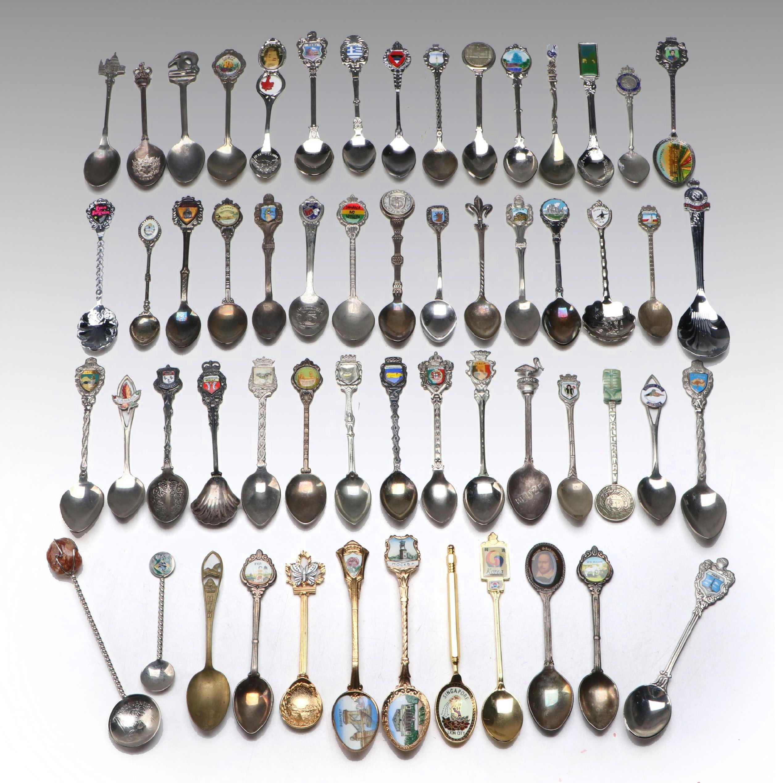 Silver and Other Metal Souvenir Spoons