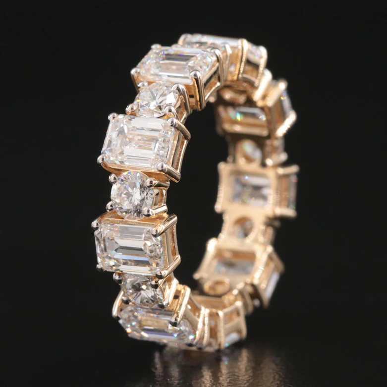 14K 6.39 CTW Lab Grown Diamond Eternity Band