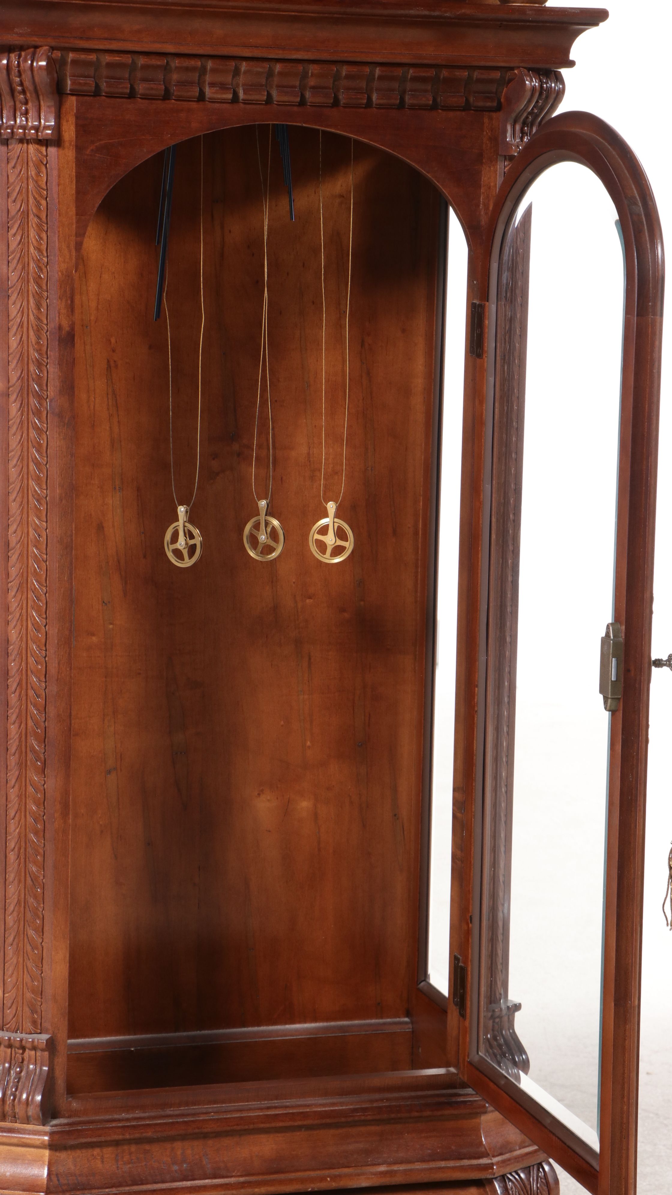 Ridgeway Mahogany Cased Grandfather Clock, Late 20th Century