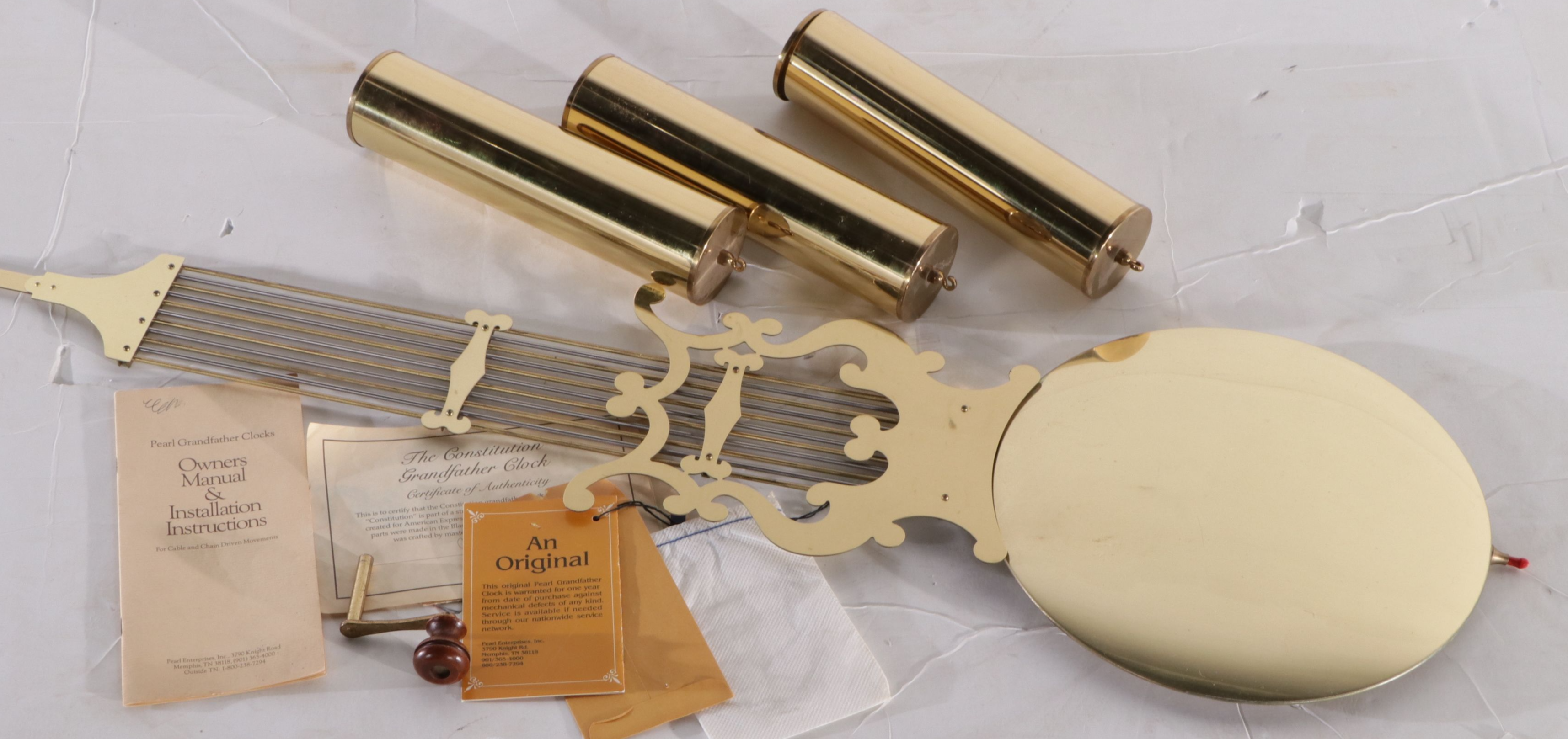 Ridgeway Mahogany Cased Grandfather Clock, Late 20th Century