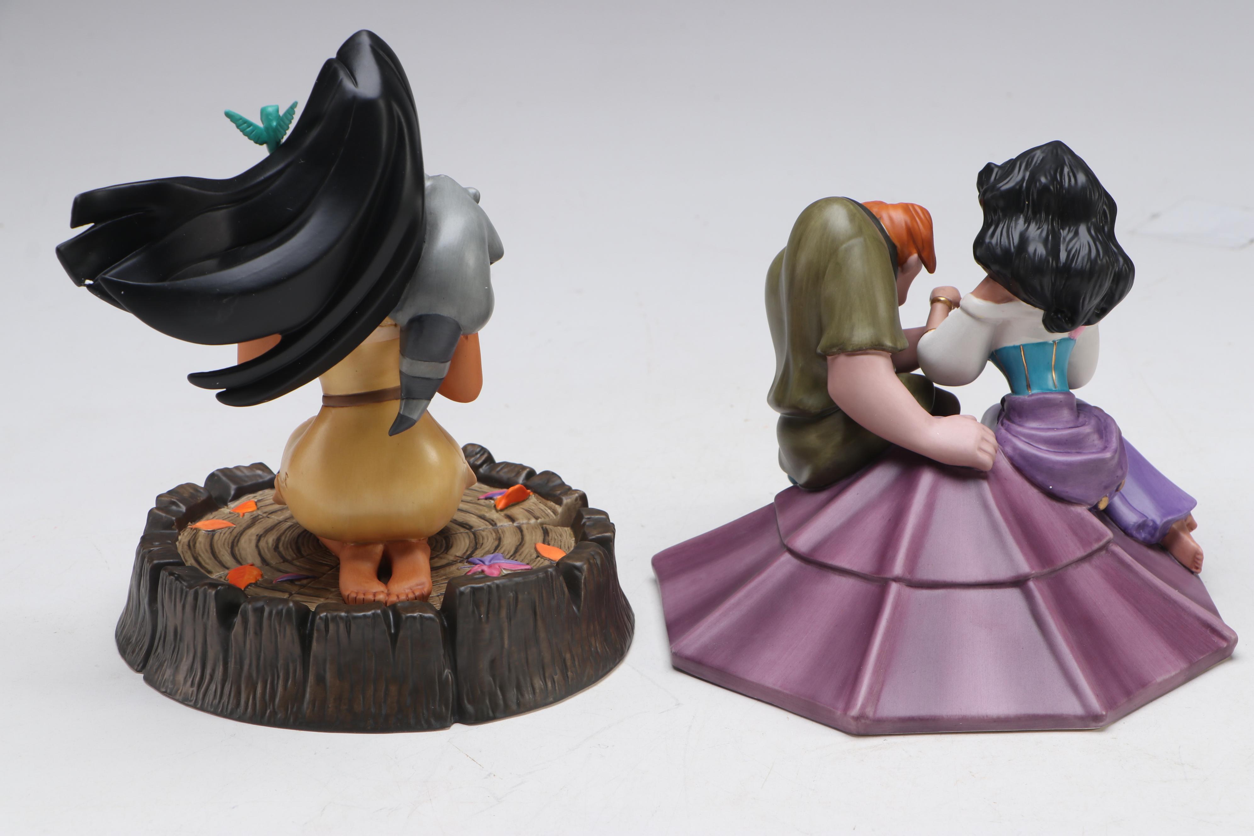 Walt Disney Collection "Bookish Beauty" Belle with Other Figures and Music Box