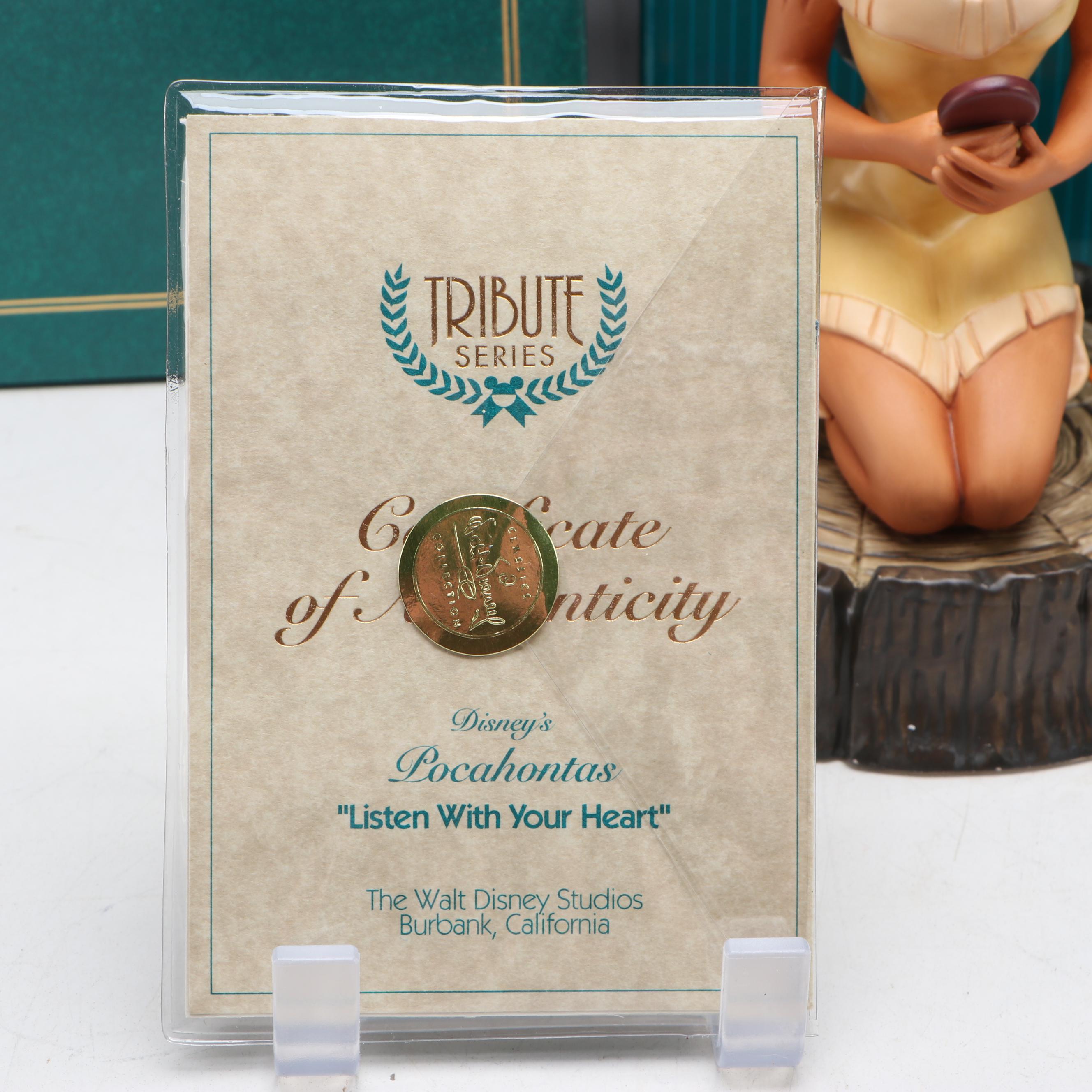 Walt Disney Collection "Bookish Beauty" Belle with Other Figures and Music Box