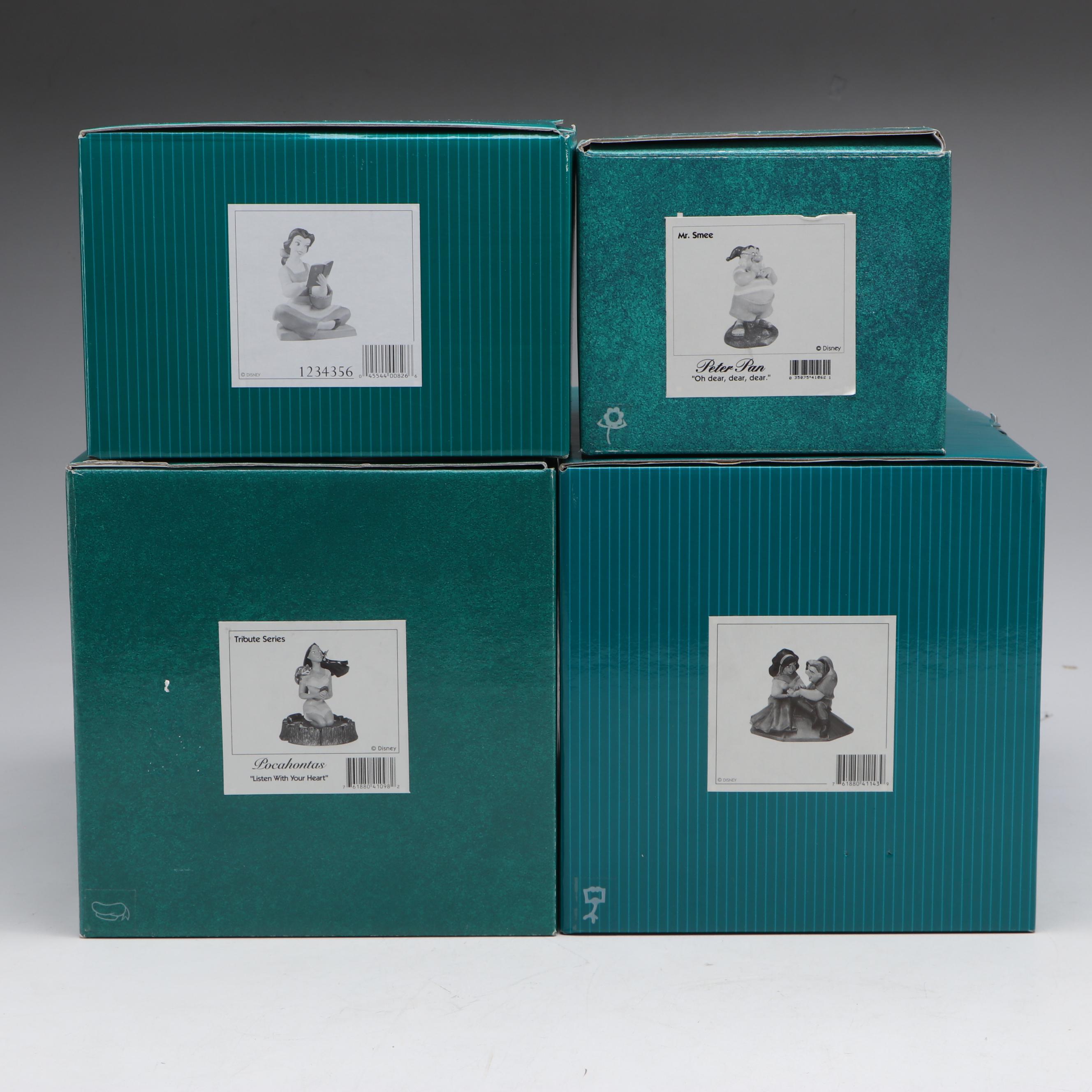 Walt Disney Collection "Bookish Beauty" Belle with Other Figures and Music Box