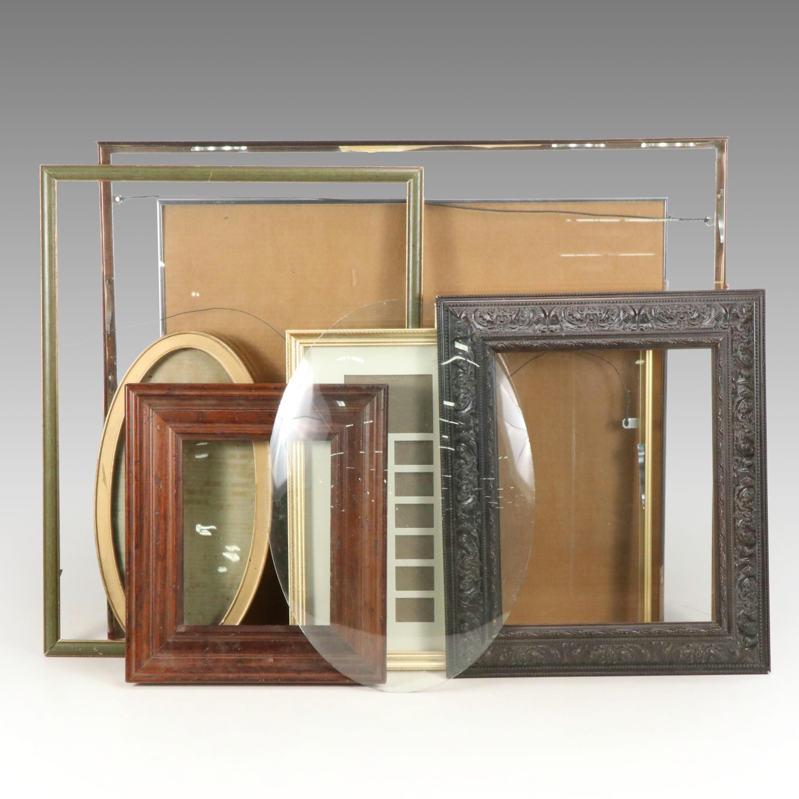 Victorian Style with Contemporary Wood and Metal Frames