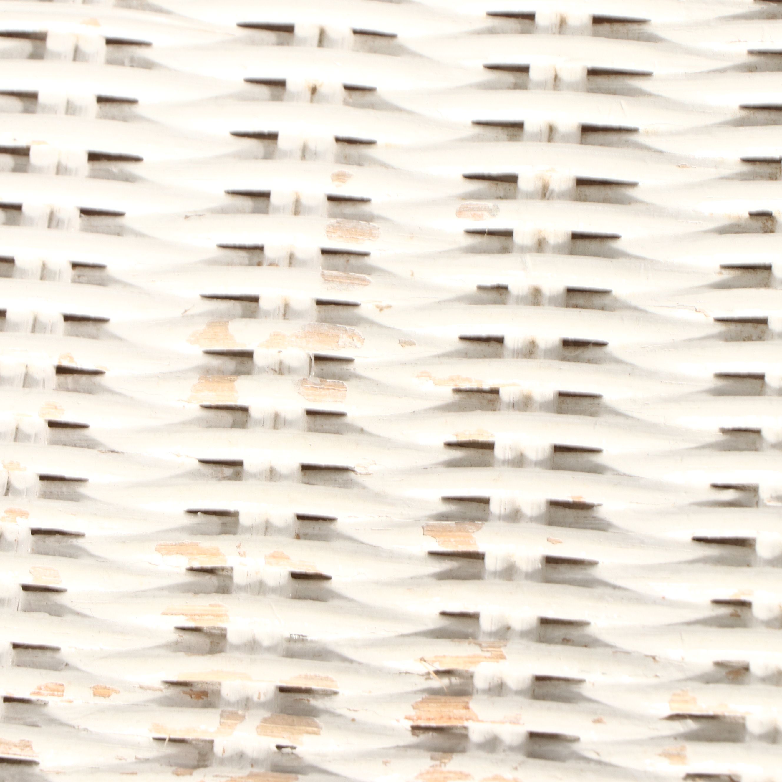 Vintage White Wicker Dressing Table, Chair, Wall Mirror and Storage Bench