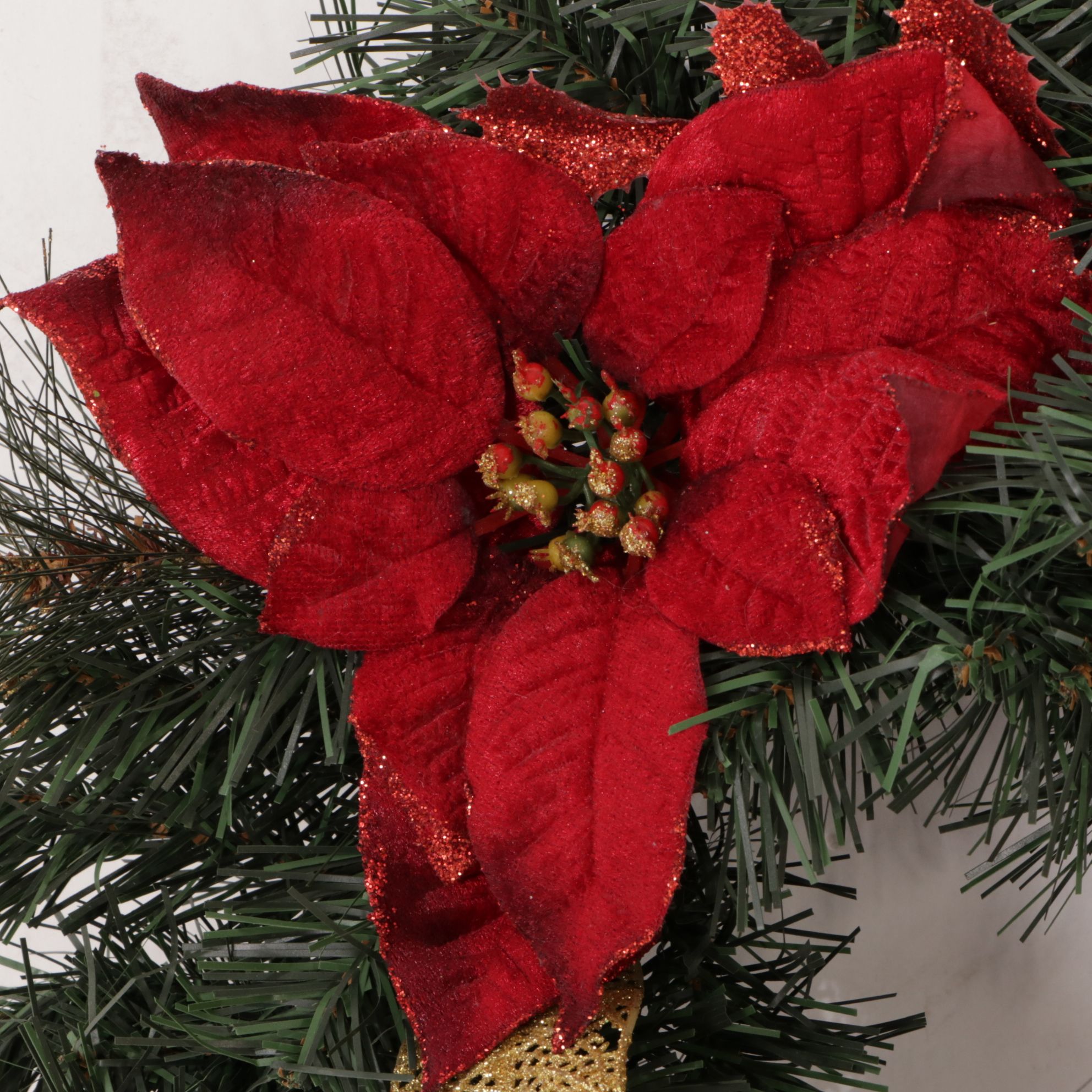 Silver & Gold Accented Christmas Wreaths