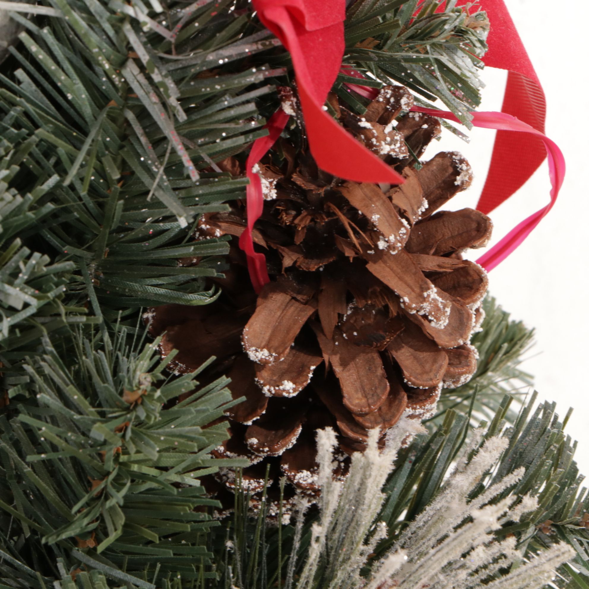 Silver & Gold Accented Christmas Wreaths