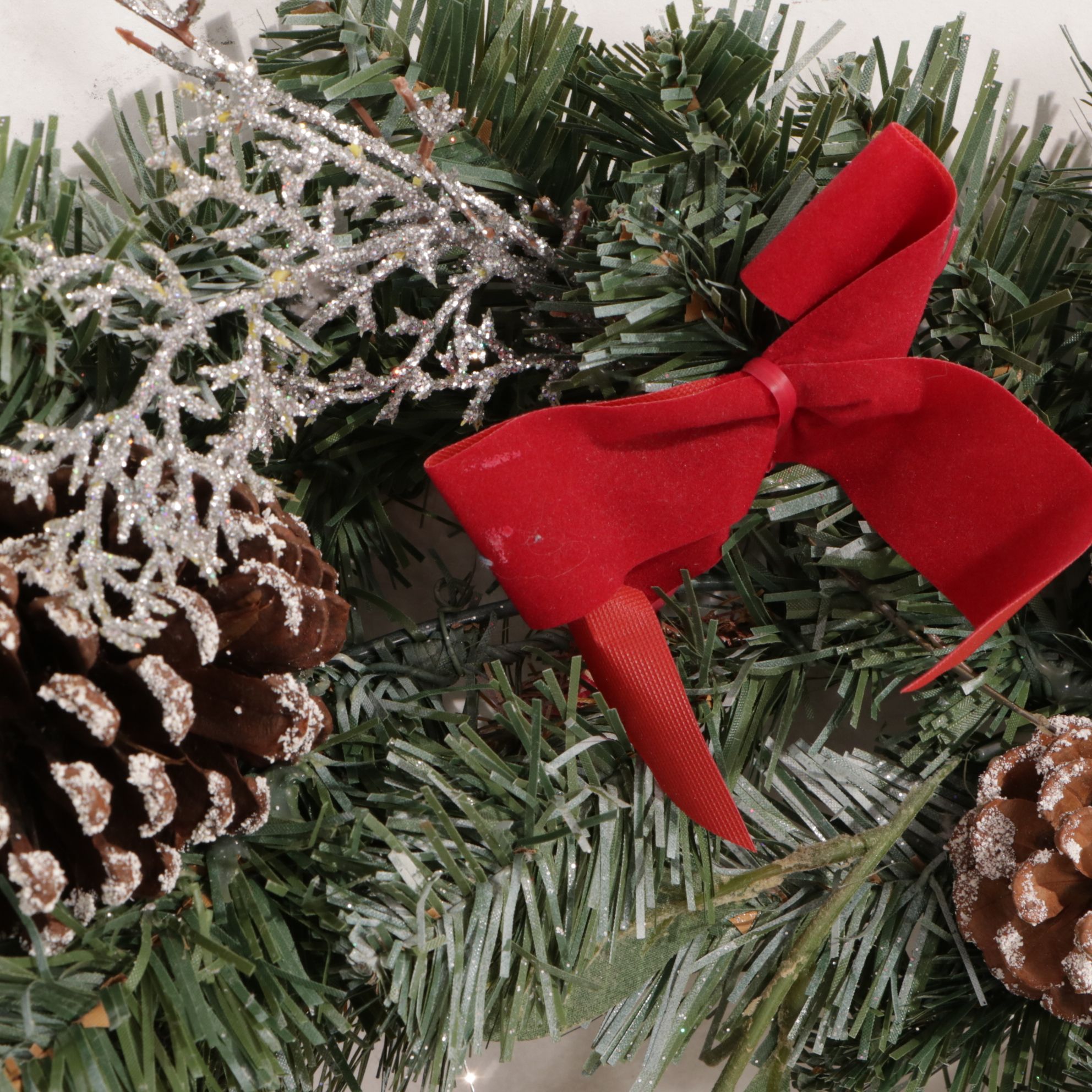 Silver & Gold Accented Christmas Wreaths