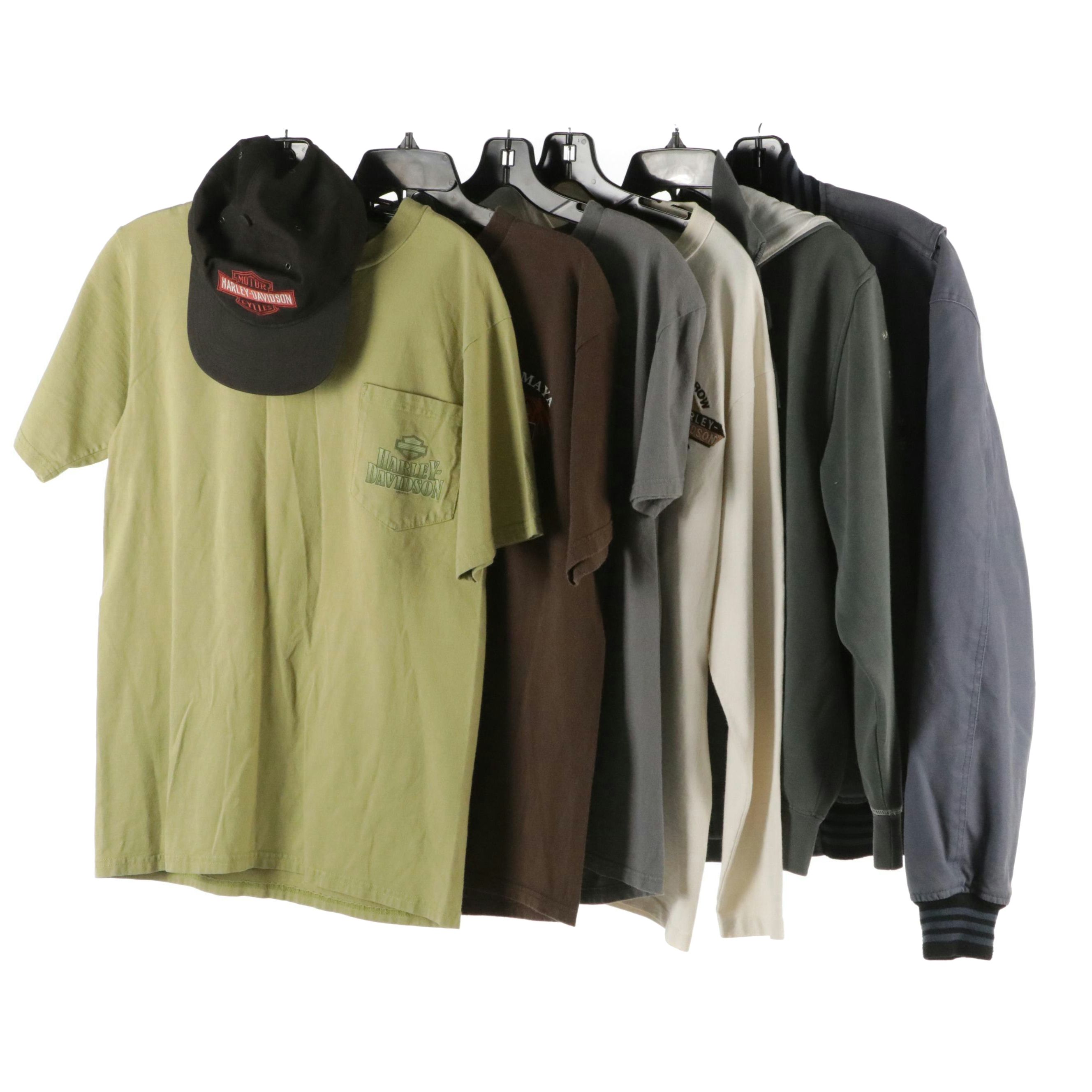 Harley-Davidson Cap, T-Shirts, Long Sleeve, Zip Jacket and Canvas Work Jacket