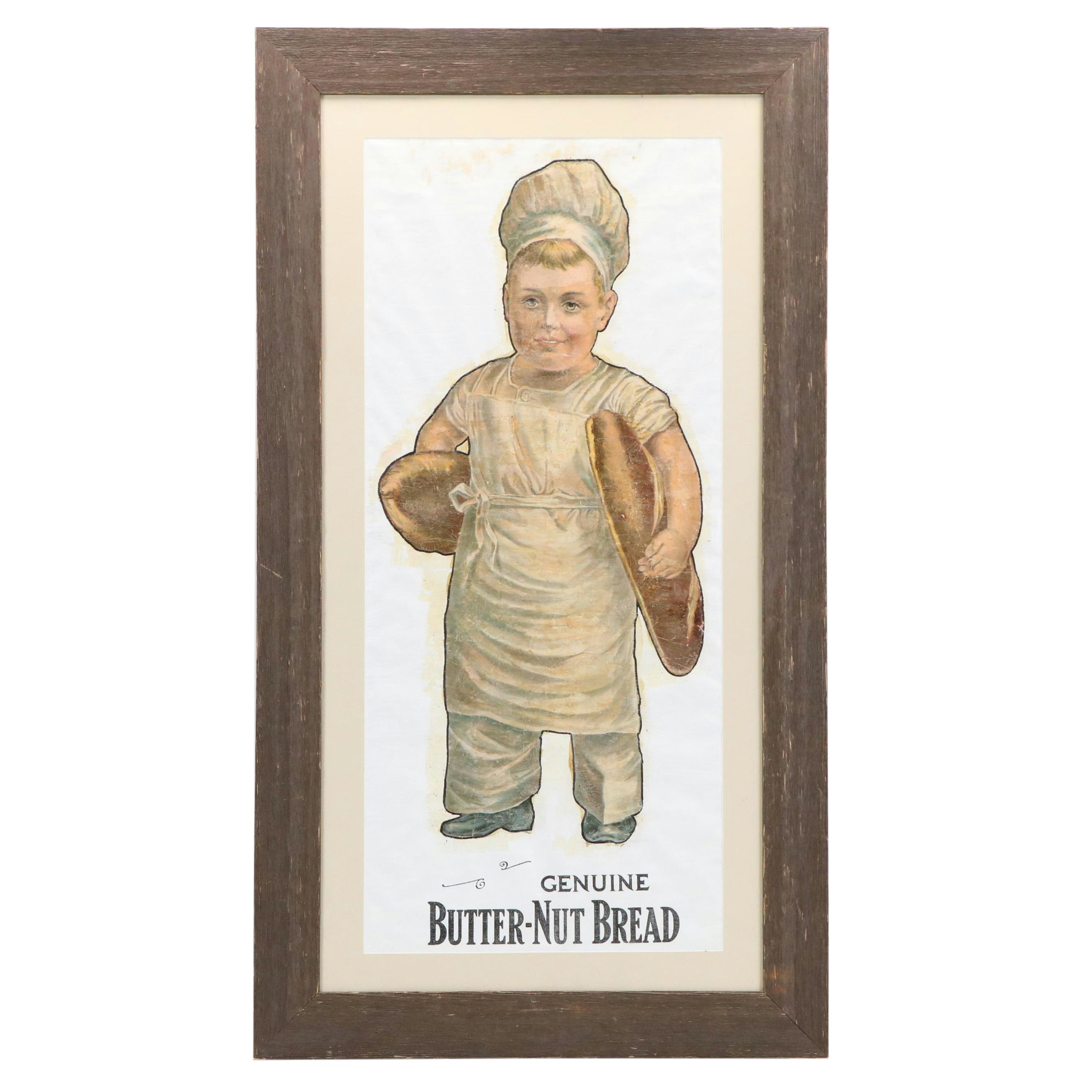 Vintage Advertisement for "Genuine Butter-Nut Bread," Circa 1930