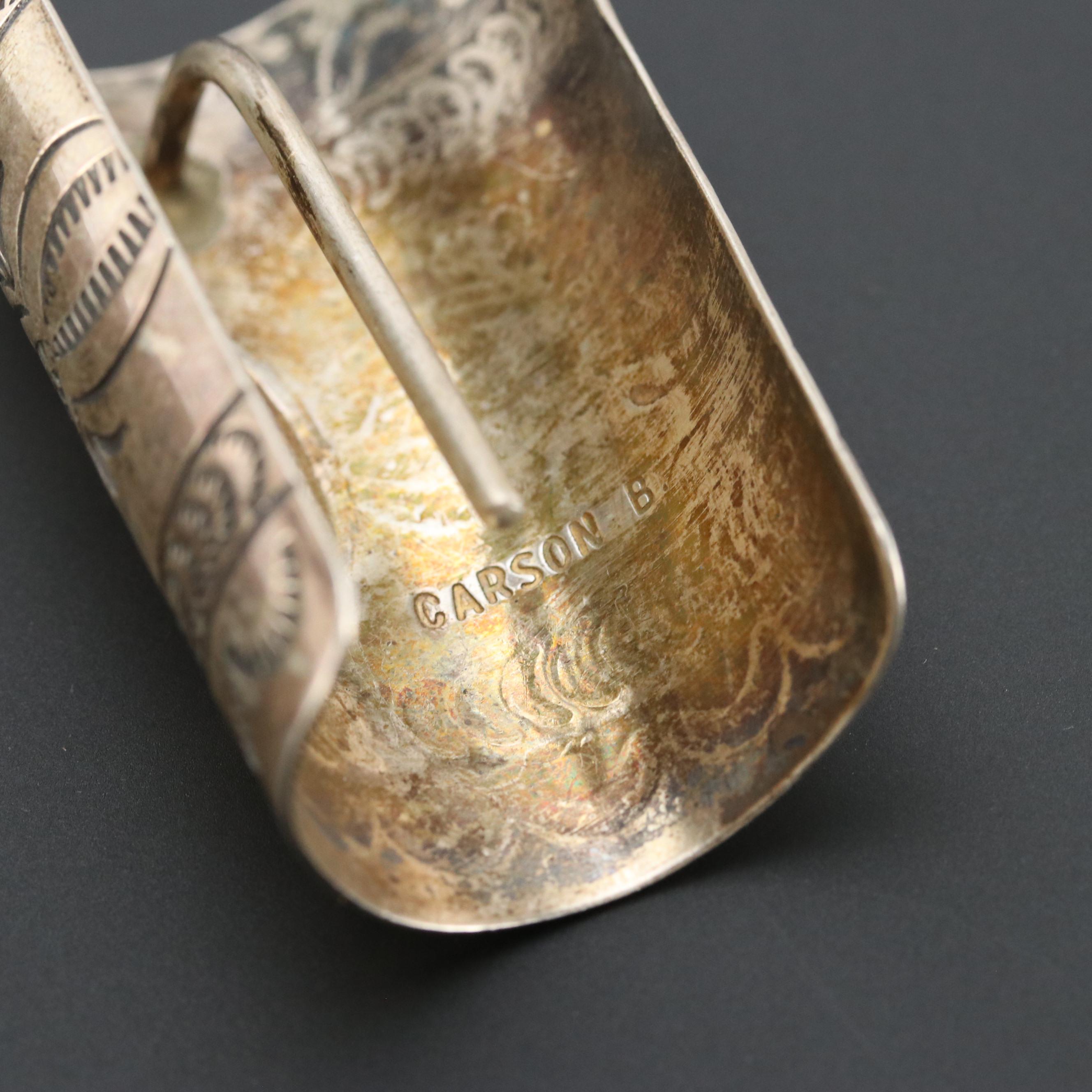 Carson Blackgoat Navajo Sterling Ponytail Cuff