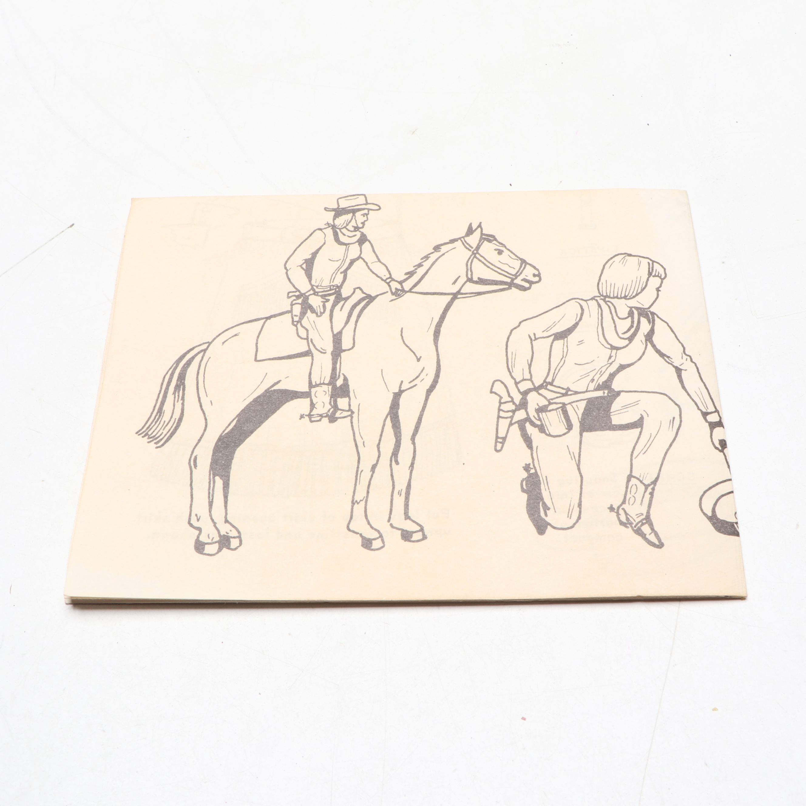 Marx Toys "Jane West" Action Figure with Clothing and Other Accessories, 1965